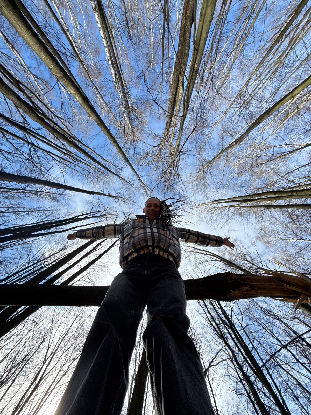 Morning scenes: forest portrait and toddler on bed documented