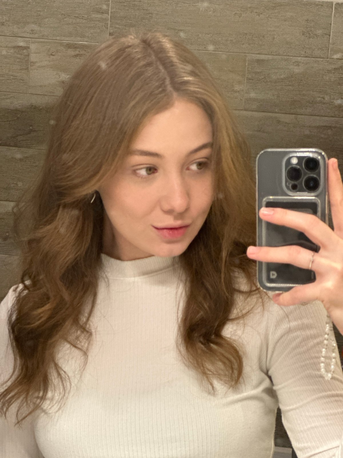 Person Takes Early Morning Selfie in Moscow