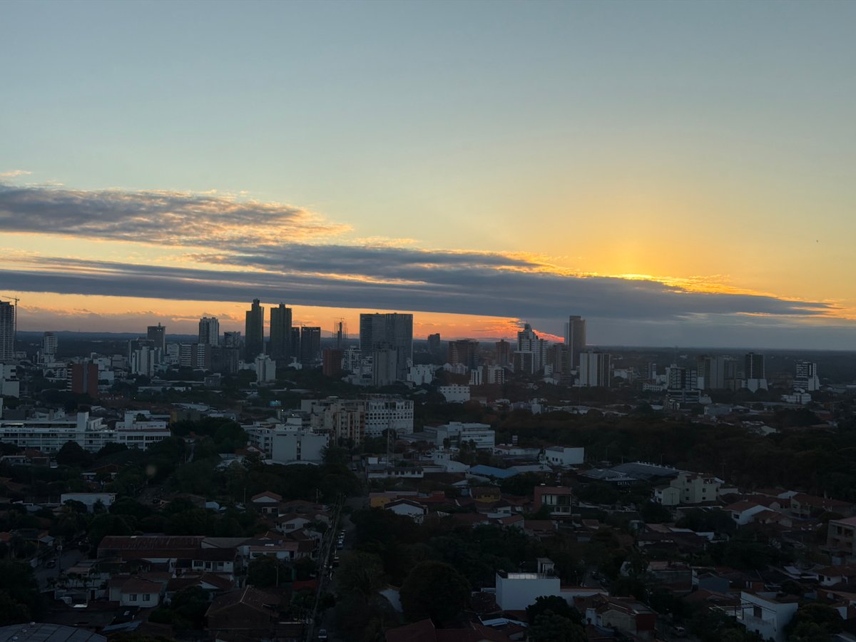 Sunset panorama over Santa Cruz de la Sierra, Bolivia