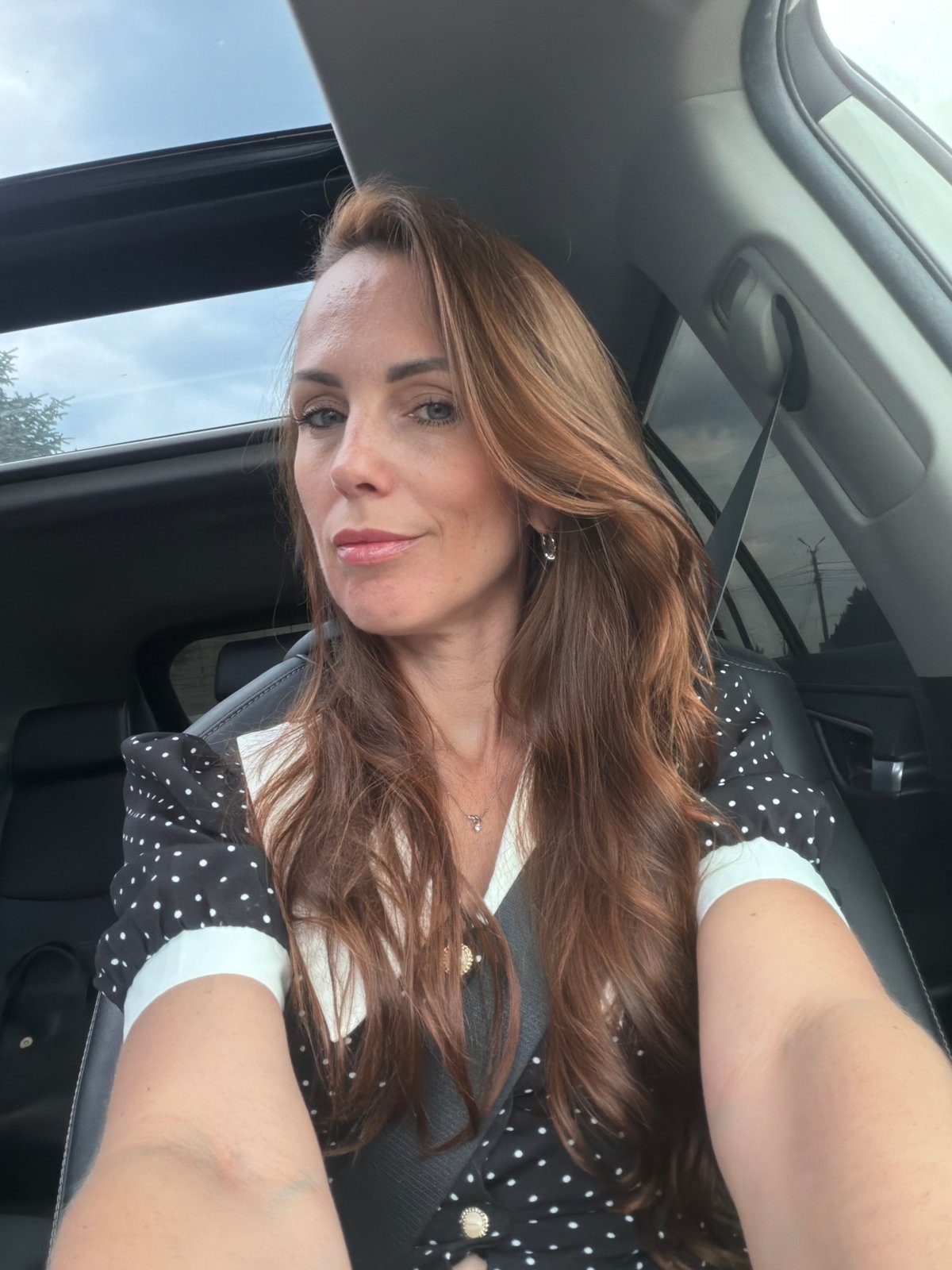 In the driver's seat, seatbelt on, Birobidzhan