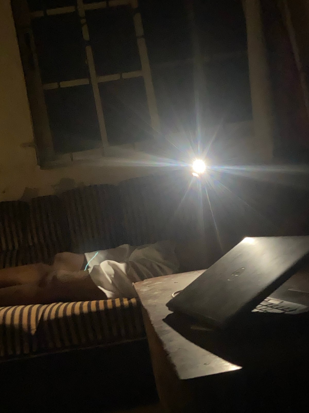Evening goodnight message captured in Mararaba, Nigeria home