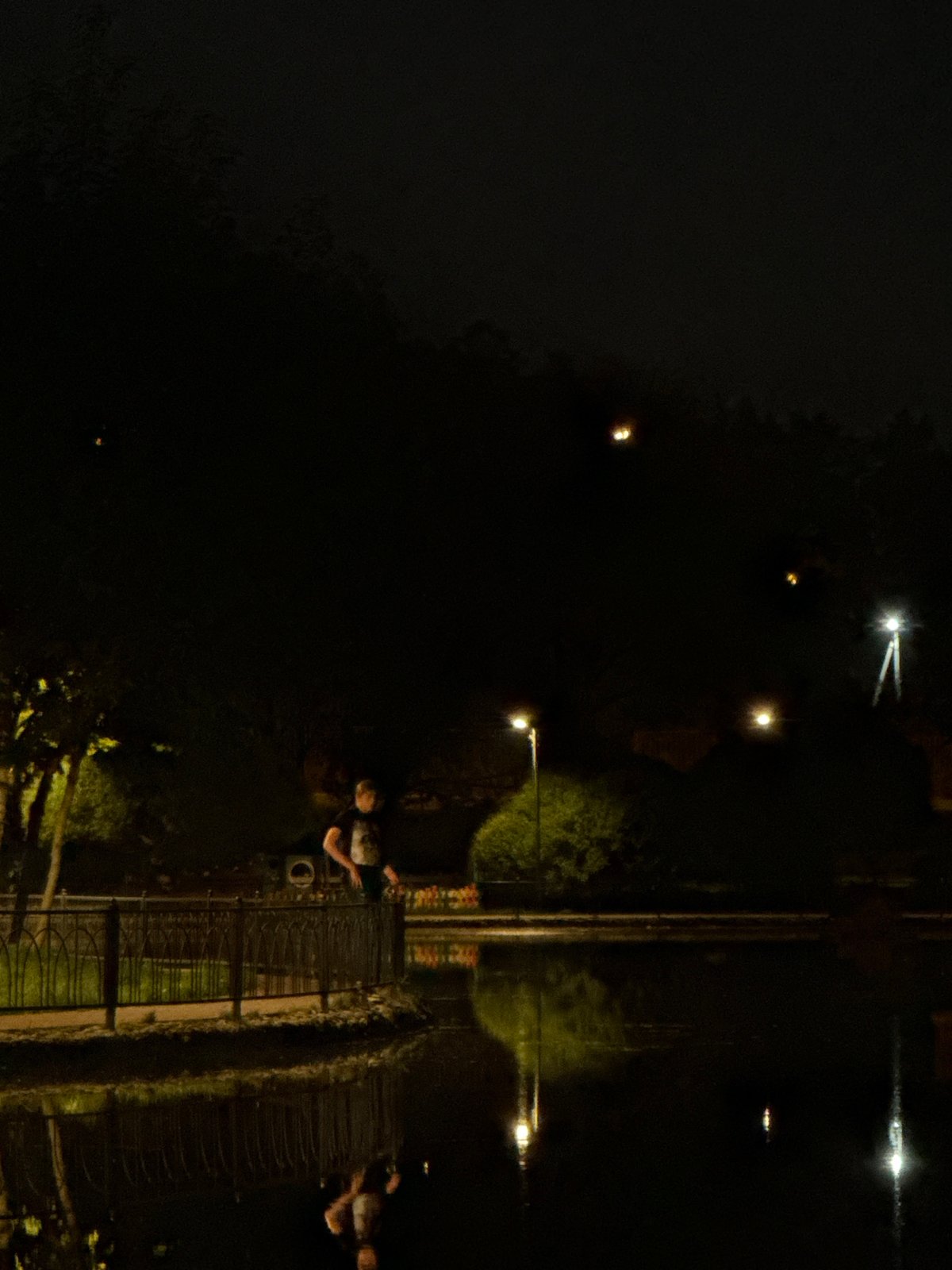 Evening life captured along Moscow's Vodootvodny Canal embankment