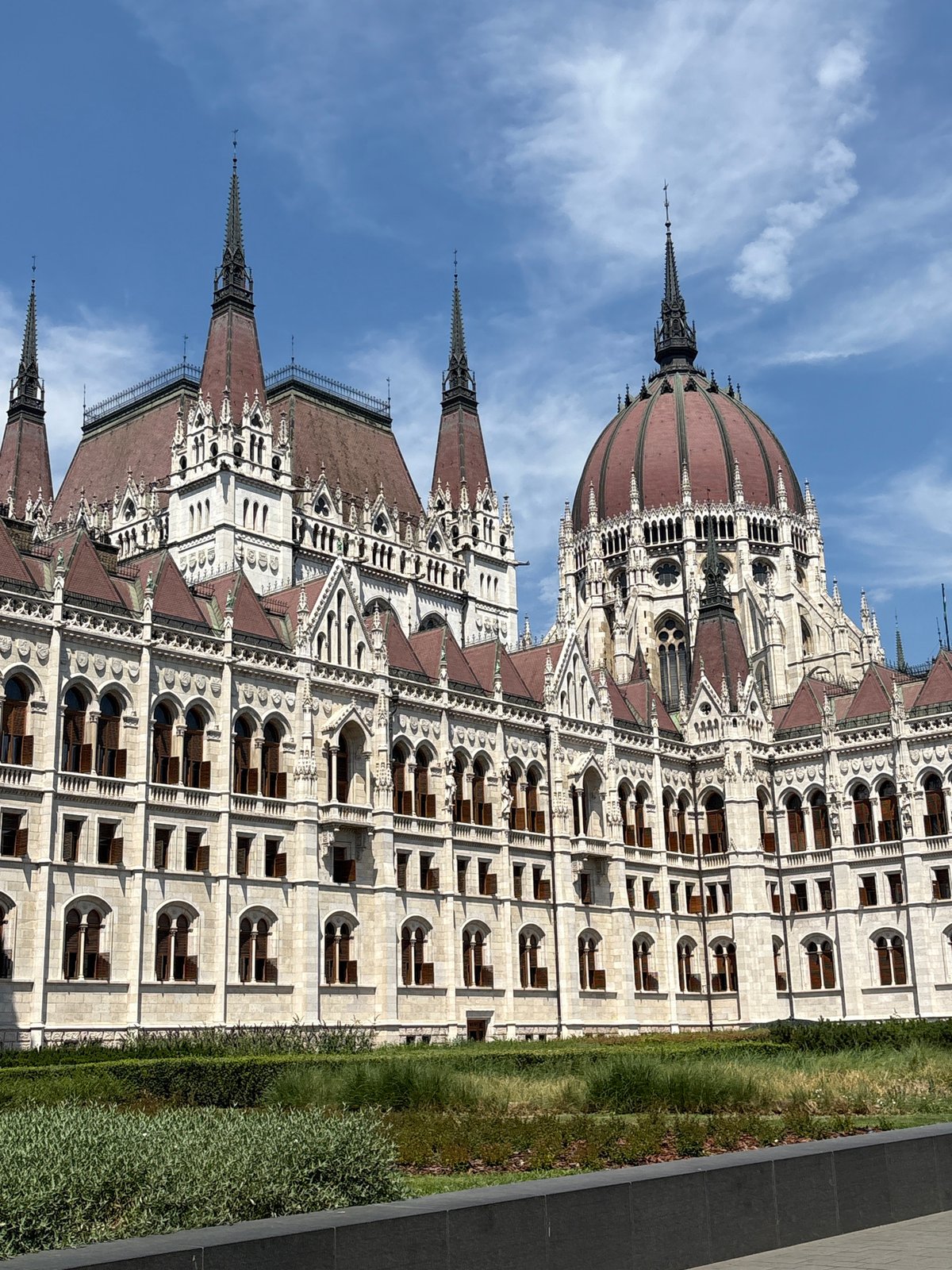 Up close with Budapest's Parliament Building on a June morning