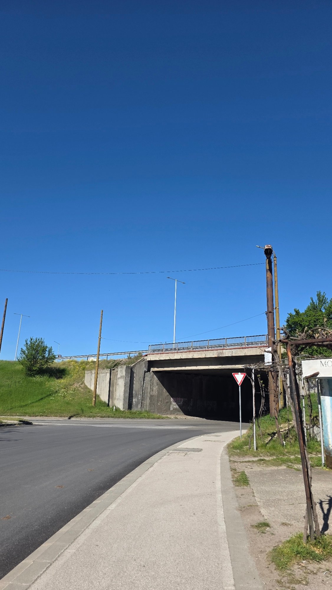 Urban infrastructure documented in Blagoevgrad underpass