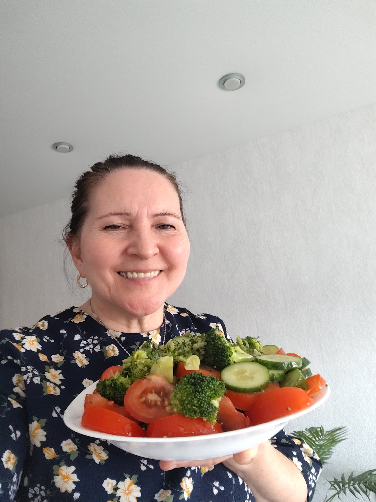 Woman prepares traditional Russian foods in Sarapul home