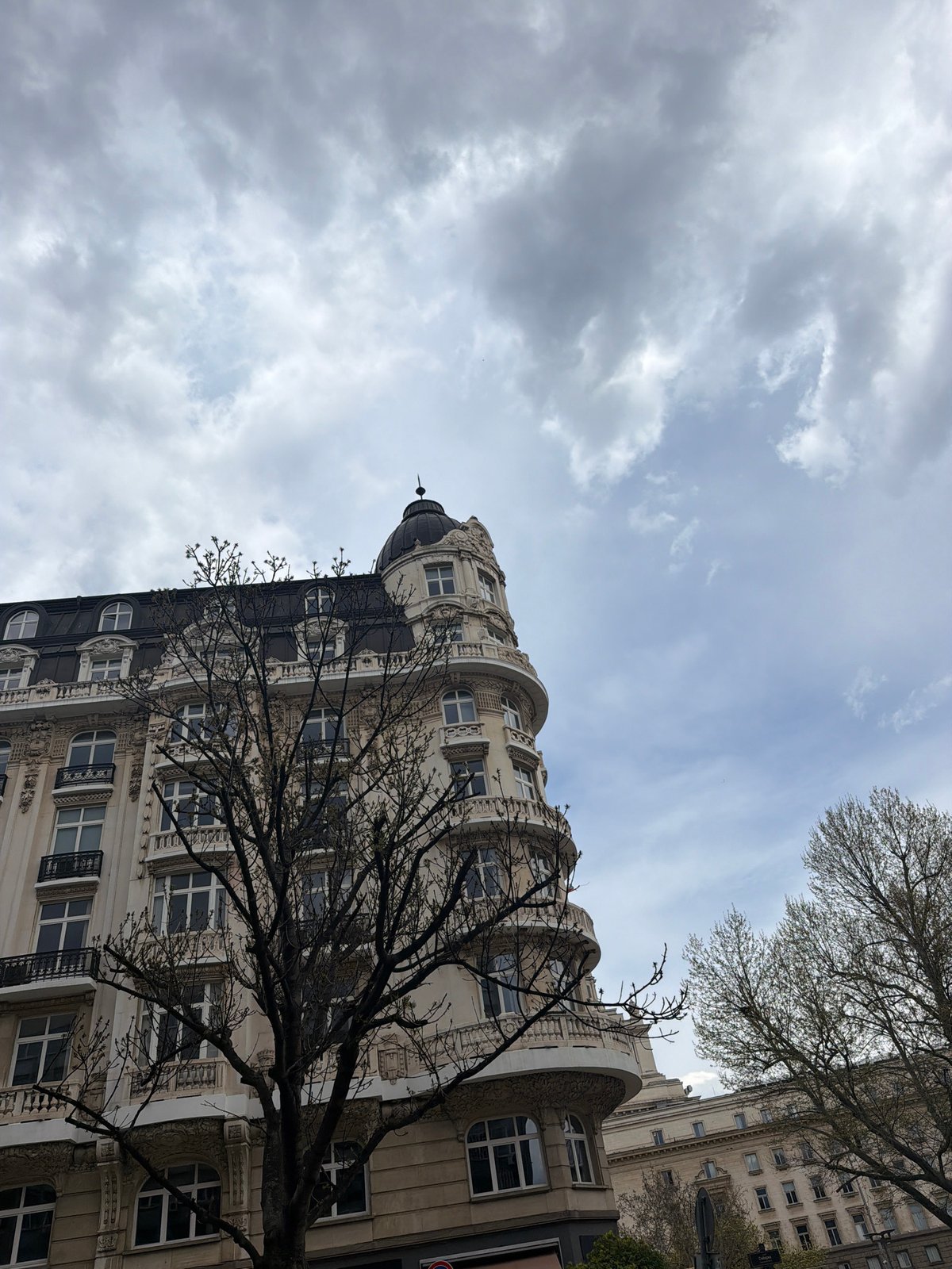 Morning architectural tour documented in central Sofia, Bulgaria