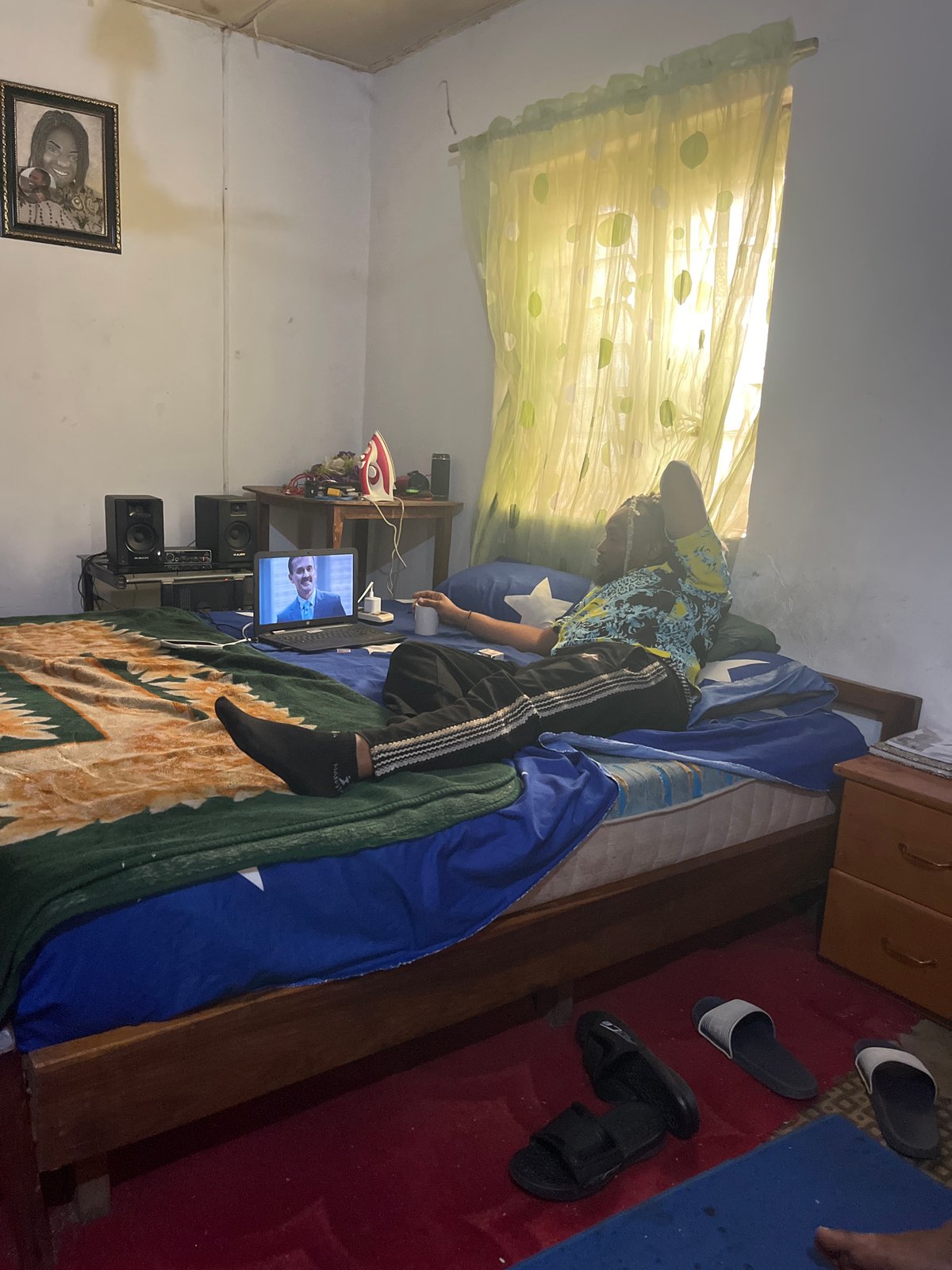Quiet afternoon in and around a Jos, Nigeria residence