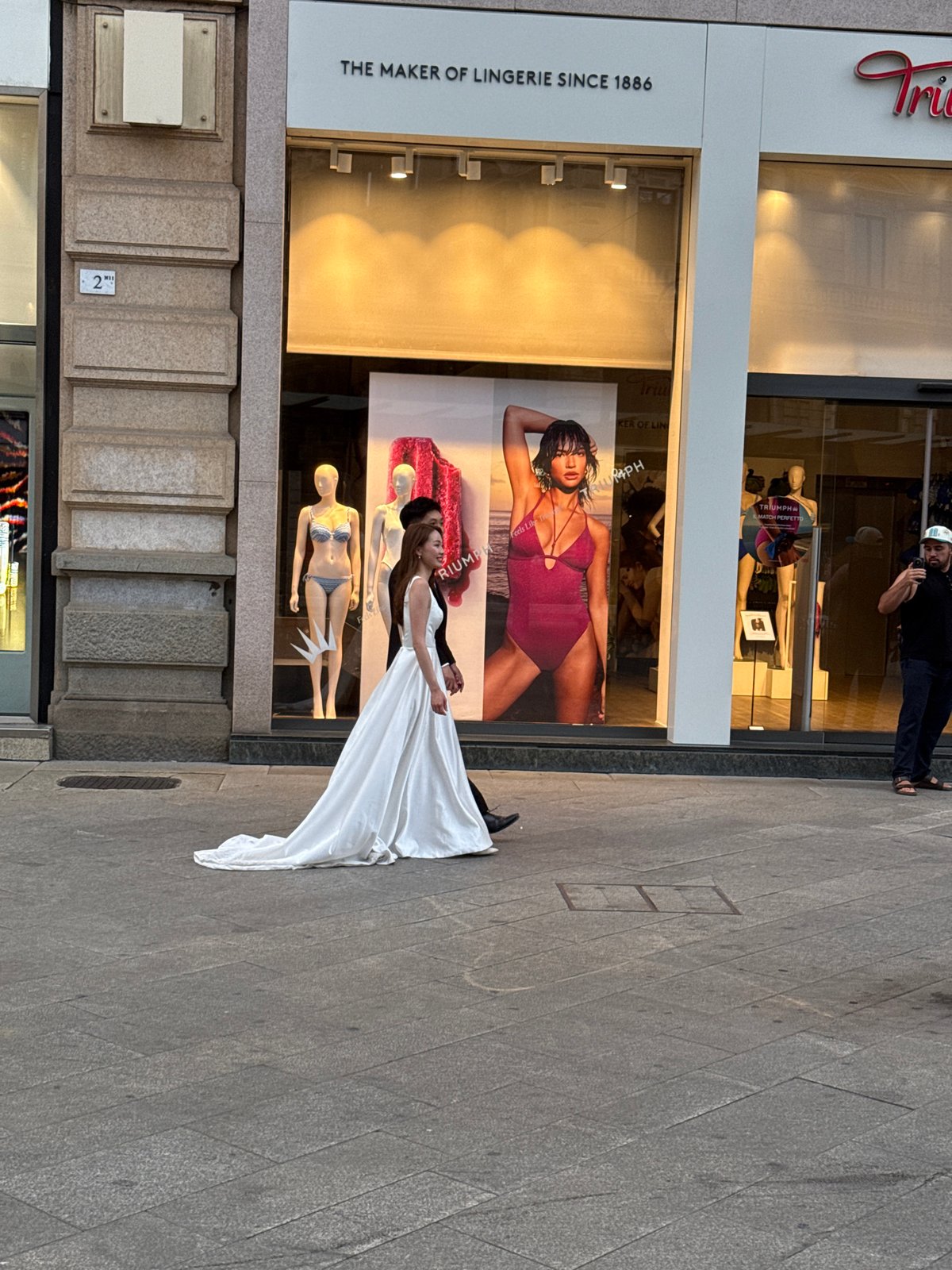Midsummer afternoon across Milan's historic city center