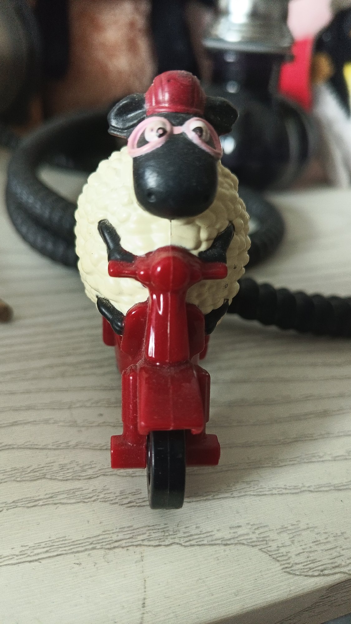 Indoor household items and toys photographed in quick succession