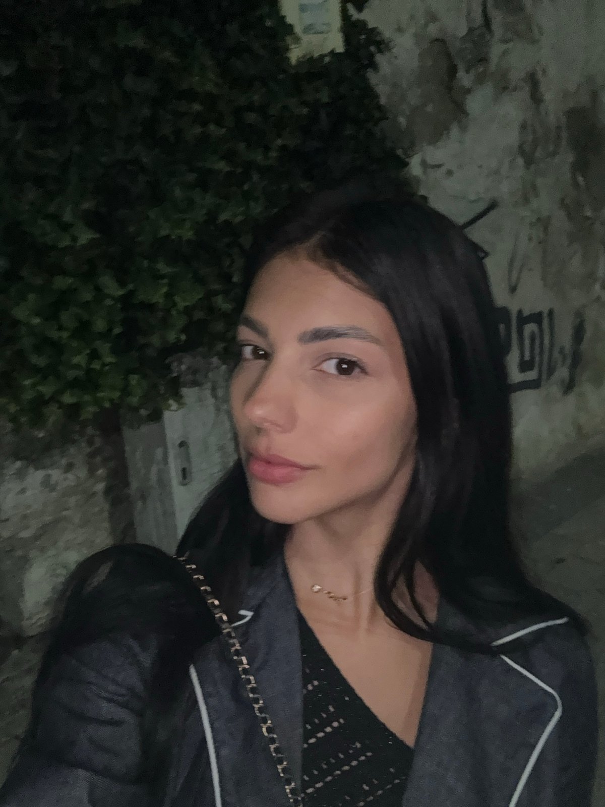 Woman visits late-night bakery in Plovdiv, Bulgaria