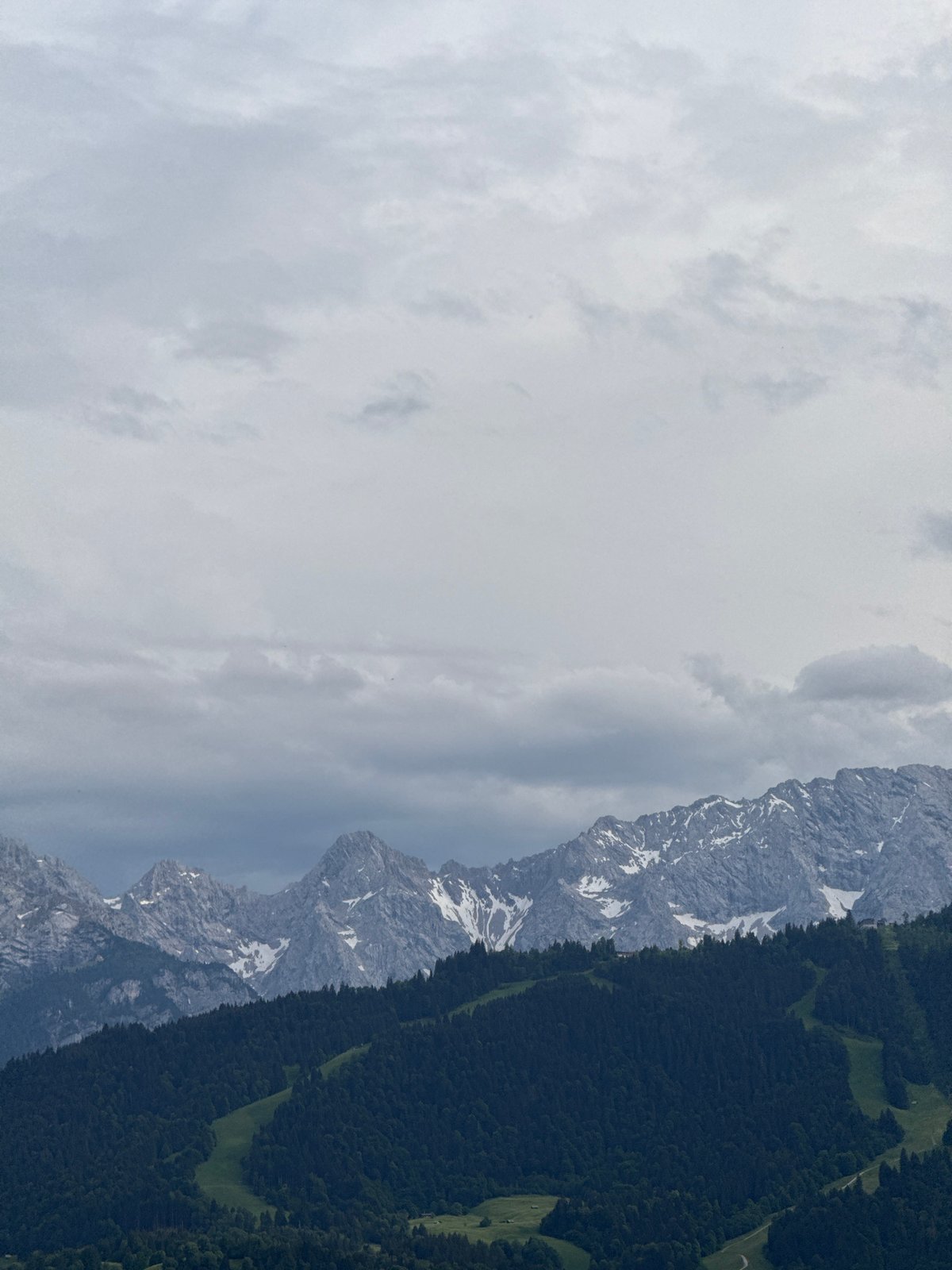 Afternoon life documented in Garmisch-Partenkirchen amid Alpine scenery