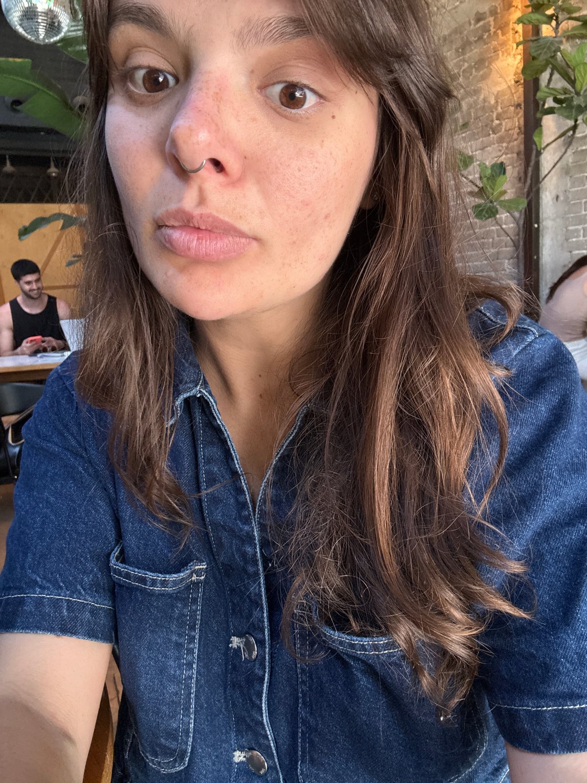 Relaxed cafe hangout in Tel Aviv on a Tuesday morning