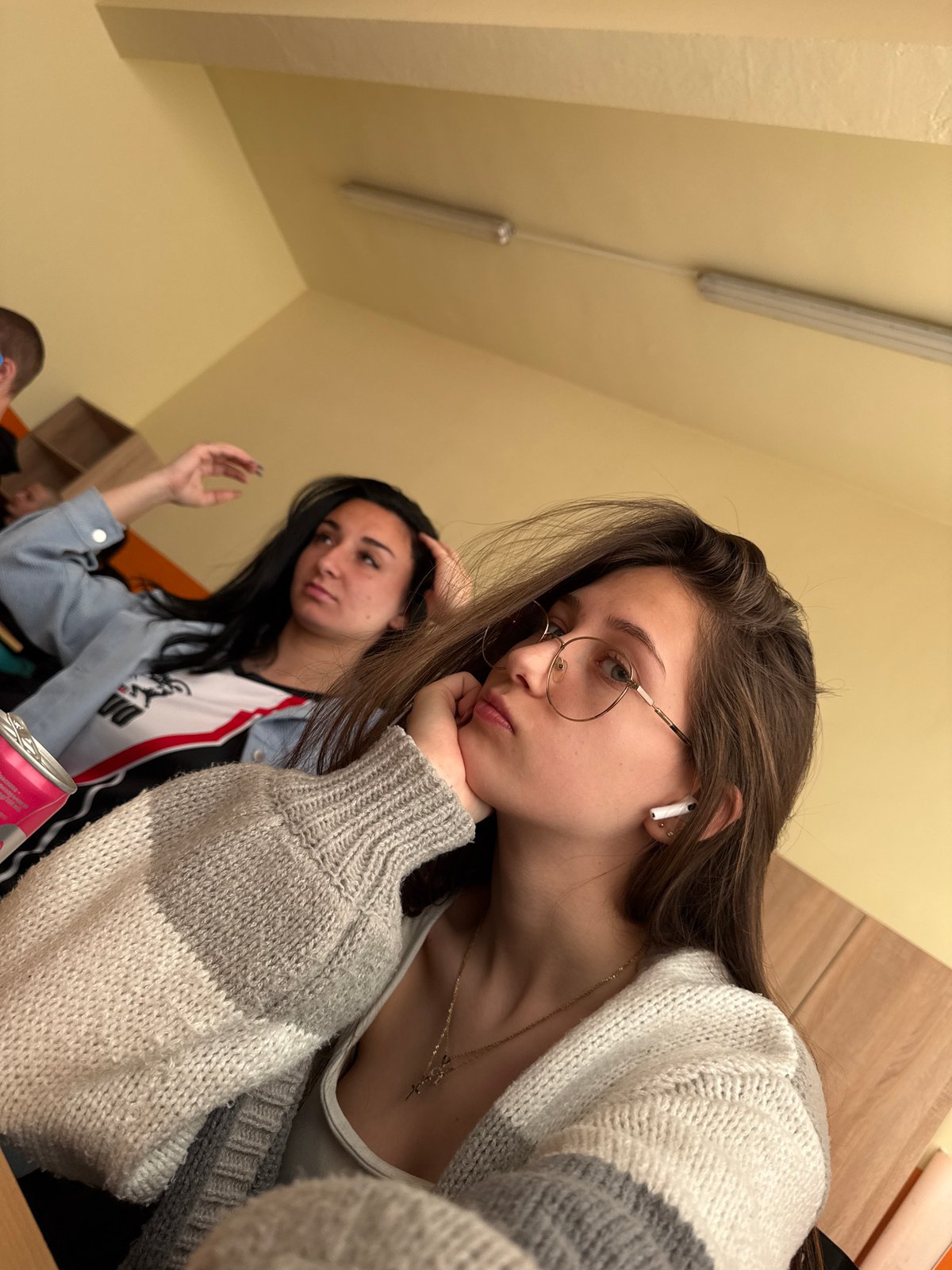 Students photographed in Sofia classroom during early morning session