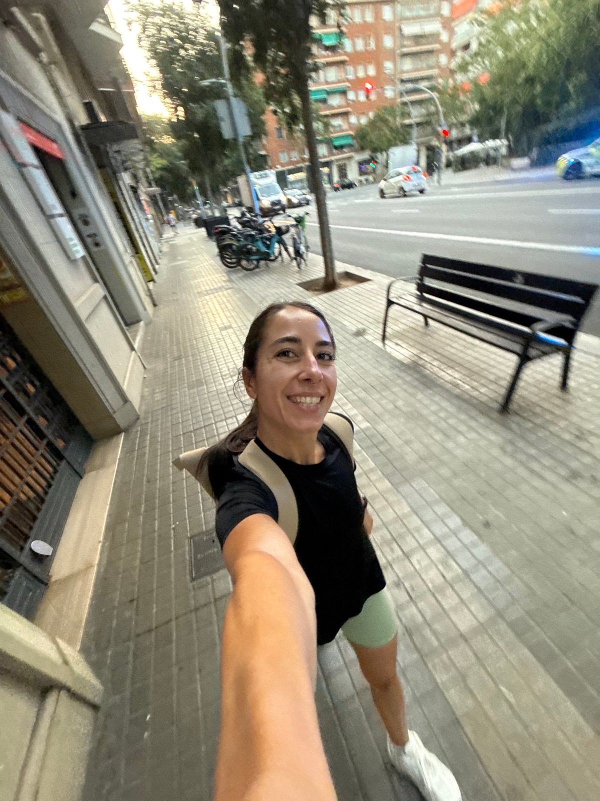 Early morning Barcelona: street scenes and a Pilates studio session