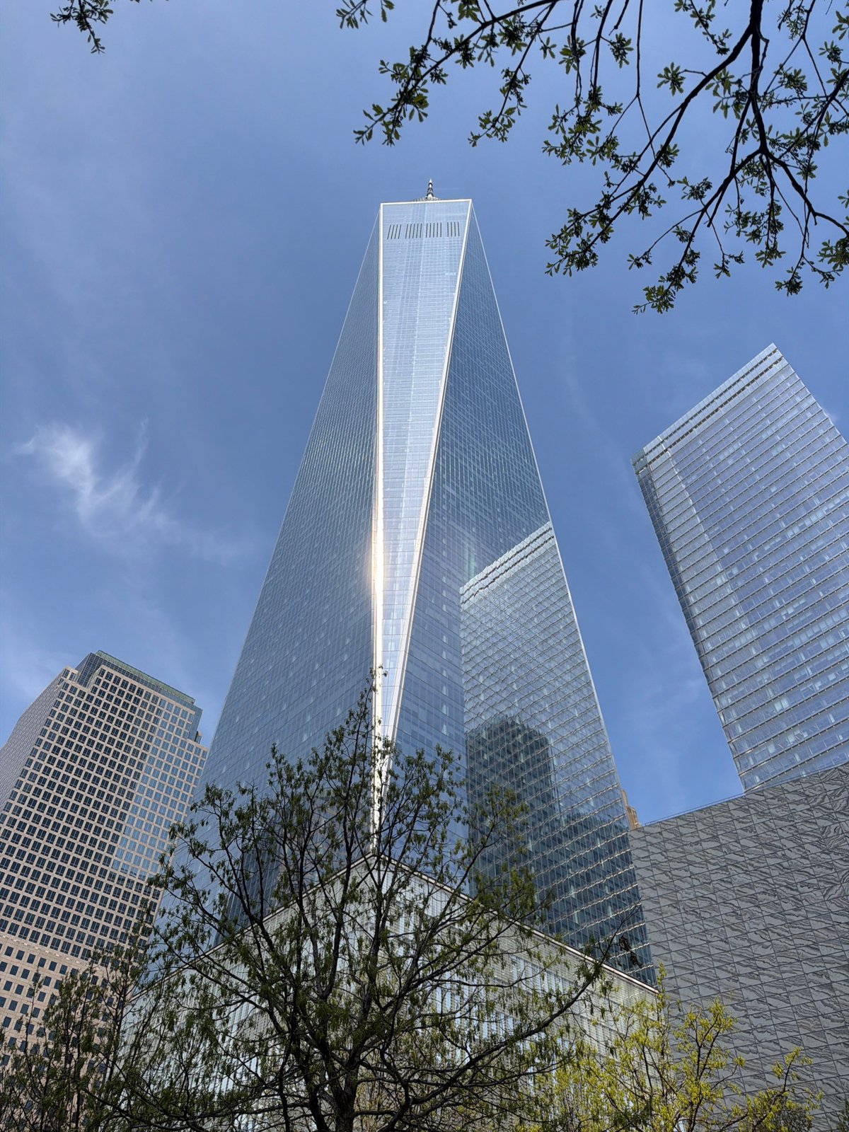 NYC architecture photographed near World Trade Center area