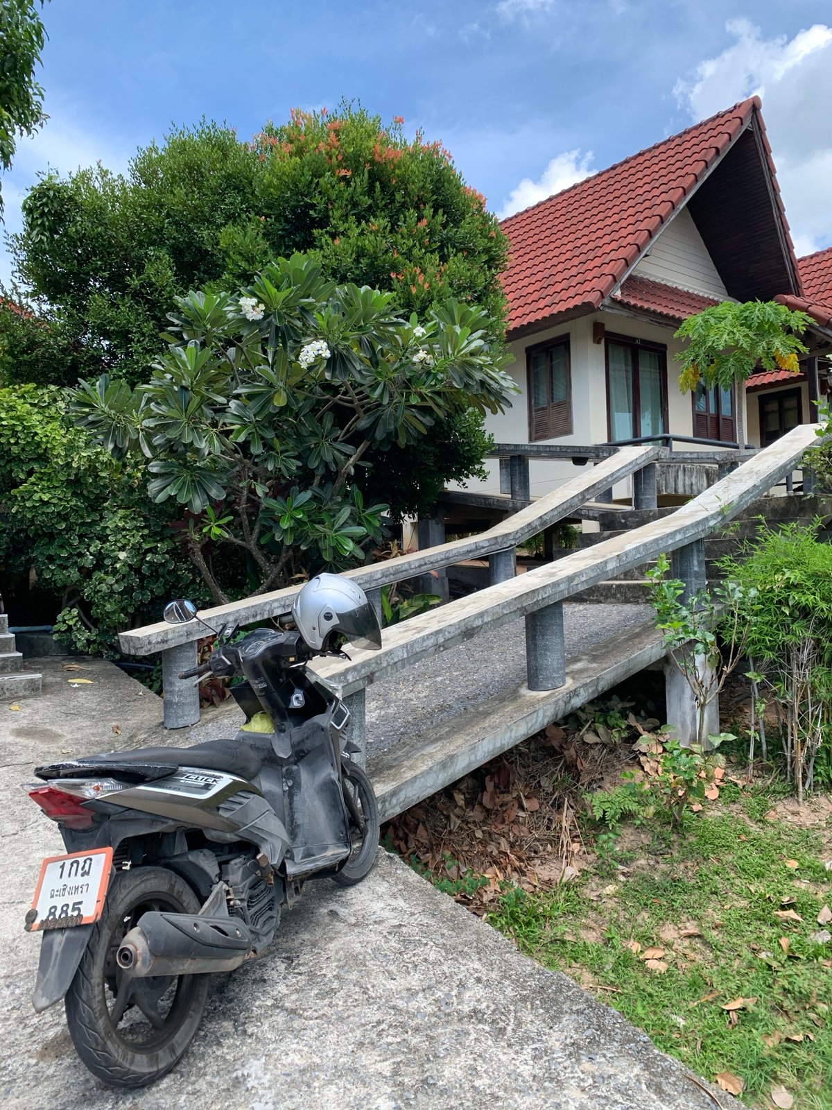 Morning scenes from Ban Bang Rak residential area