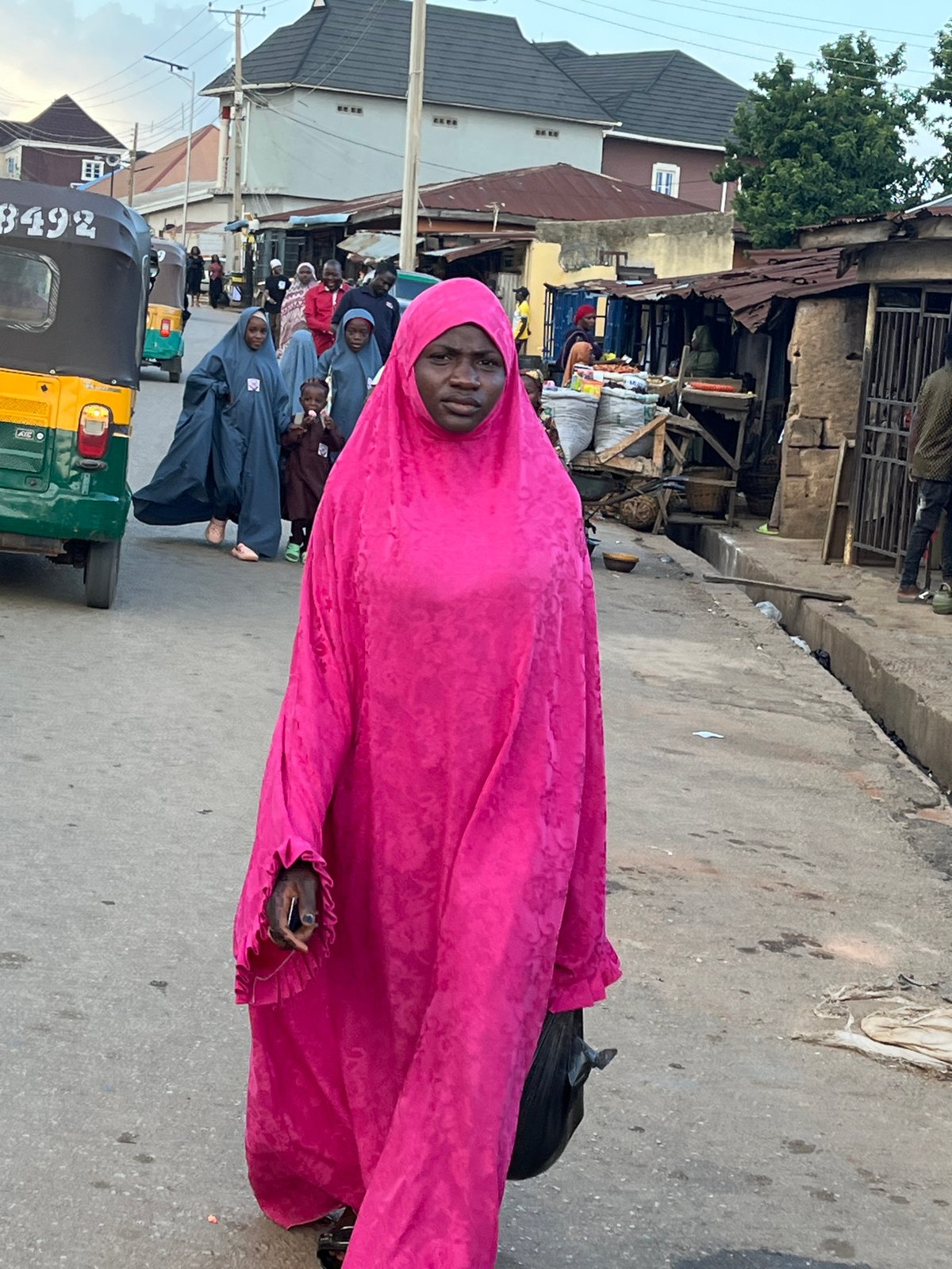 Street and market life moving through Jos, Nigeria
