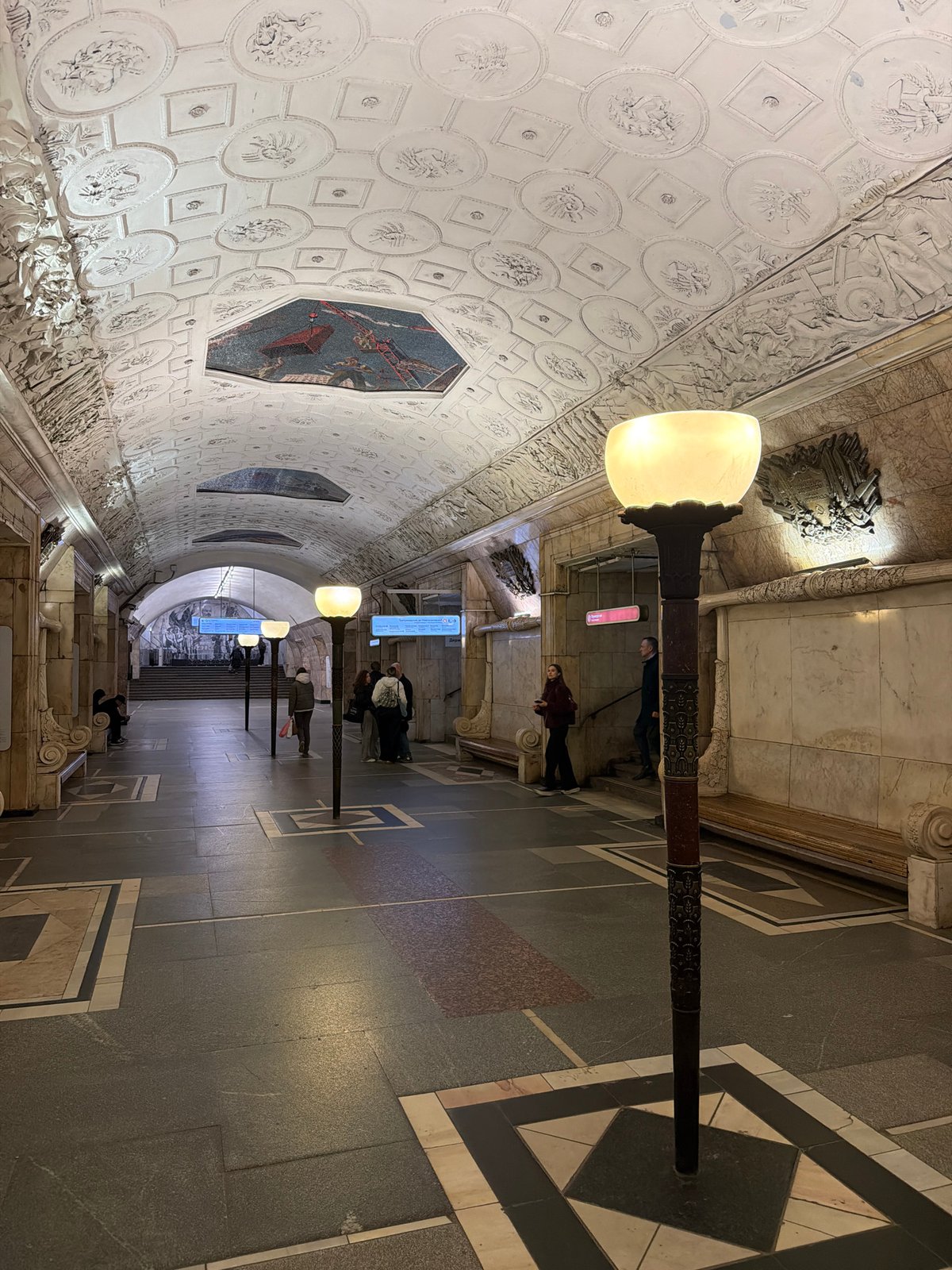 Moscow Metro's ornate architecture and industrial mosaics documented