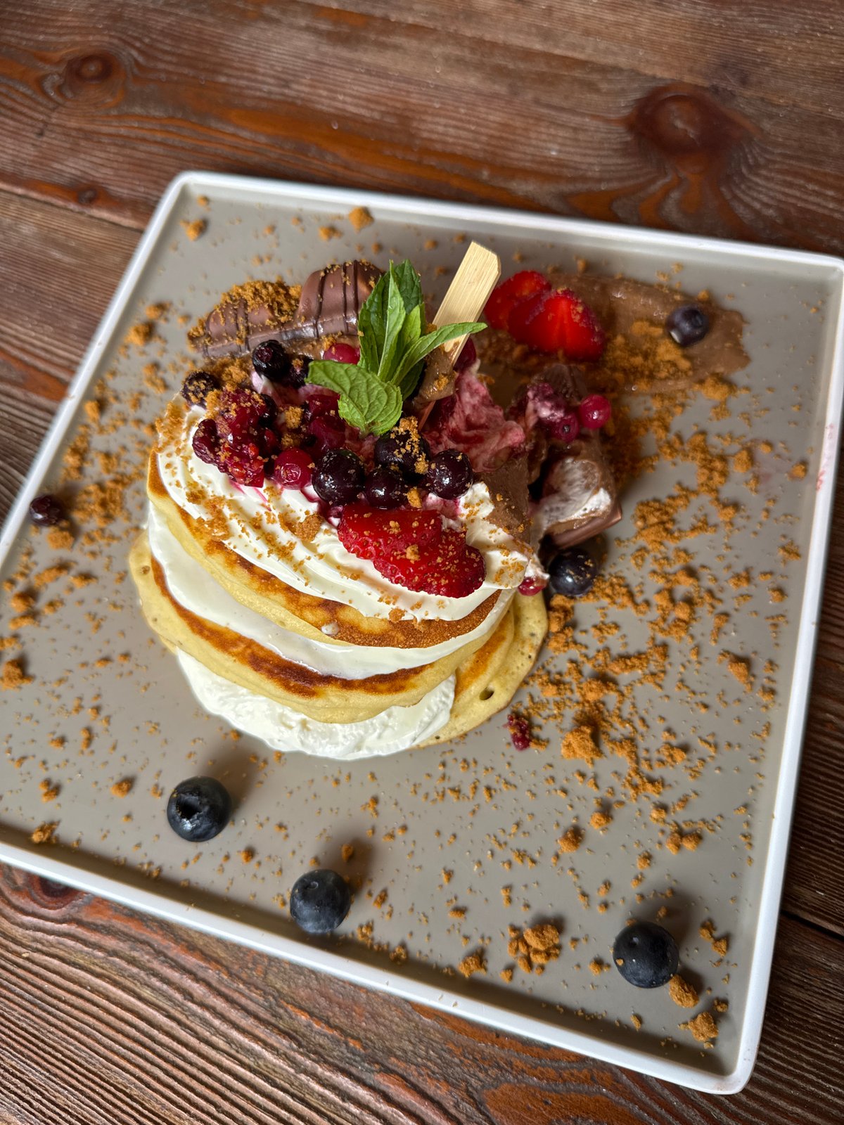 Brunch documented at waterfront restaurant in Larnaca, Cyprus