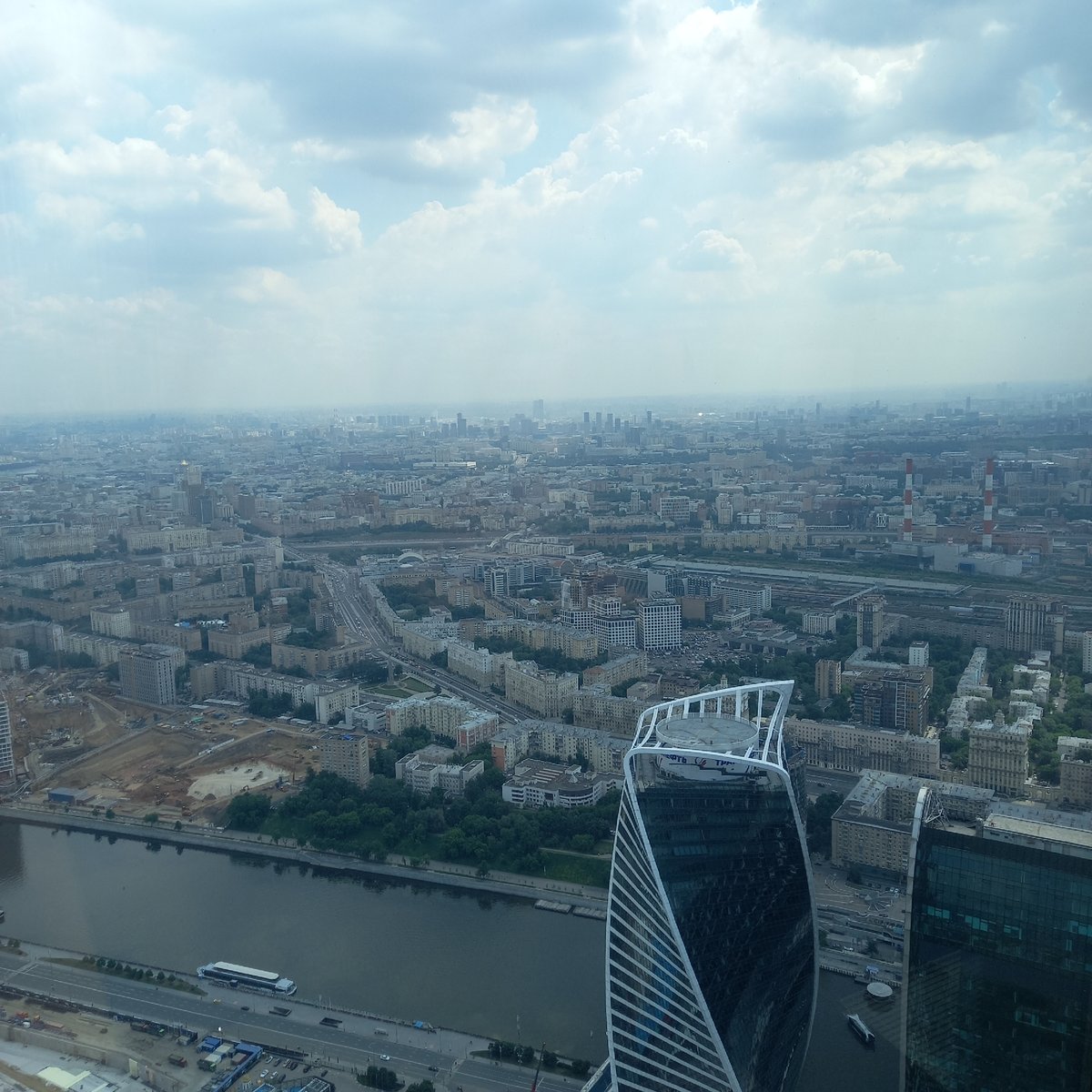 Witnesses Document Morning Cityscape Views From High-Rise Observation Points