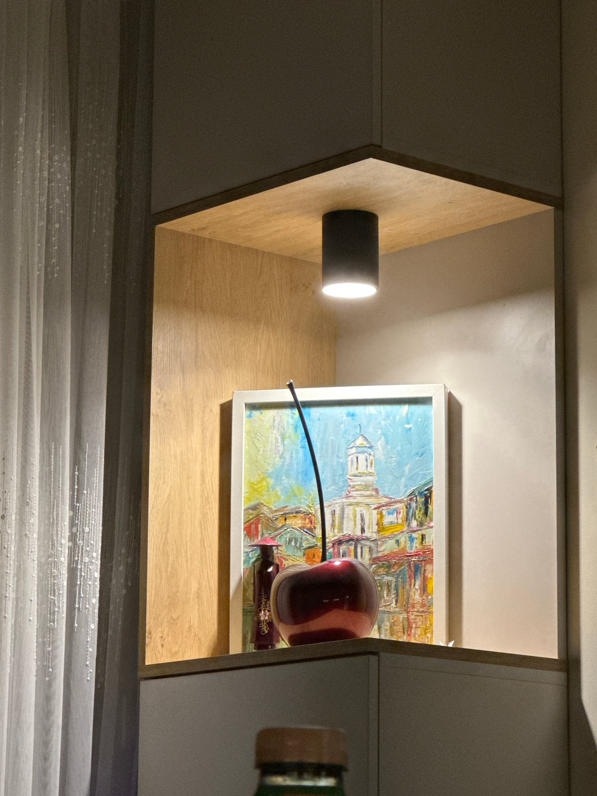 Man observed in cluttered apartment interior in Plovdiv