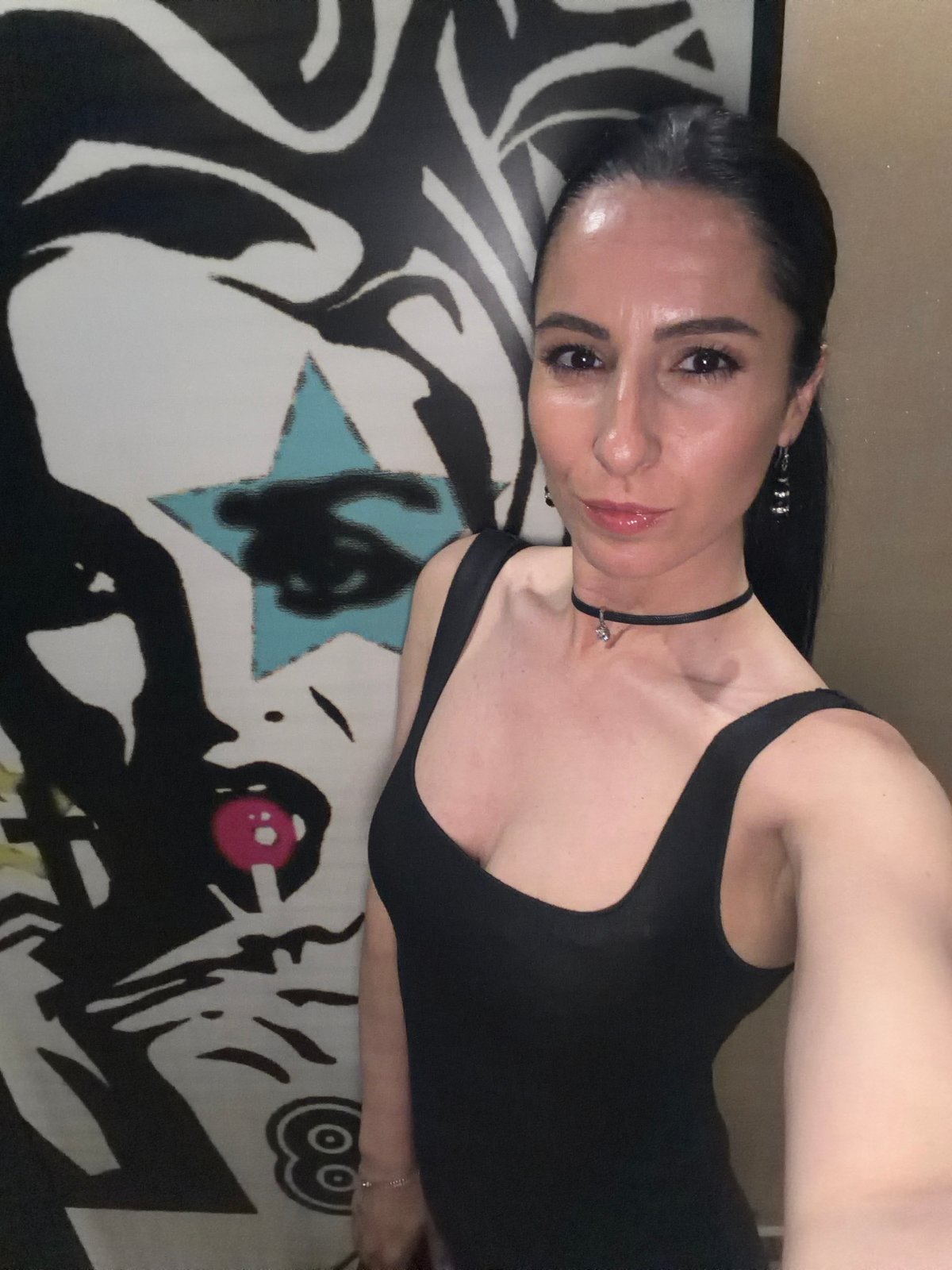 Woman performs at nightclub in Pleven, Bulgaria