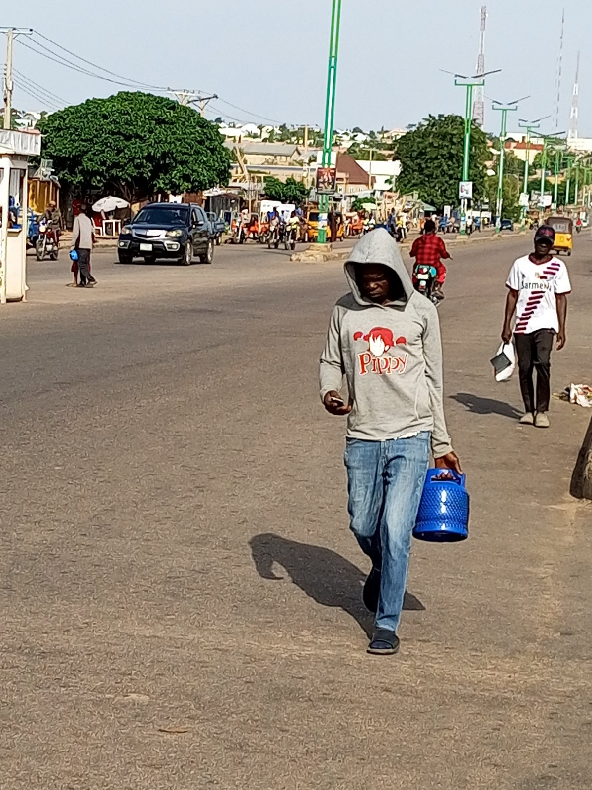Morning street life across three towns in northeastern Nigeria