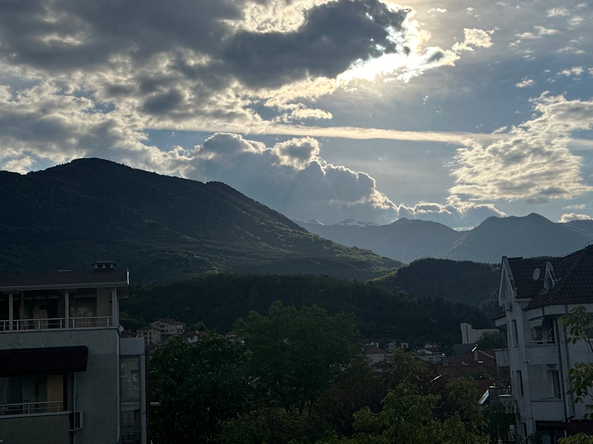 Varied cloud formations observed over Gotse Delchev, Bulgaria