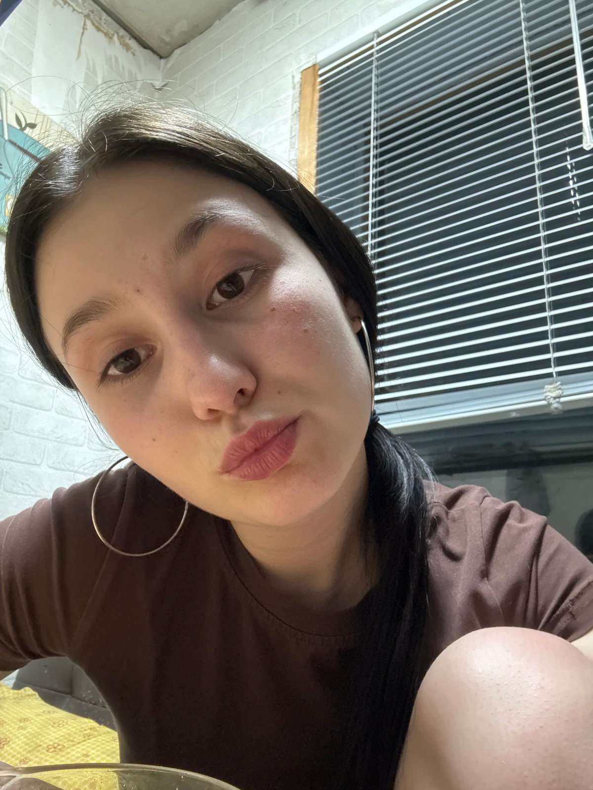 Woman takes selfie in Foki, Russia