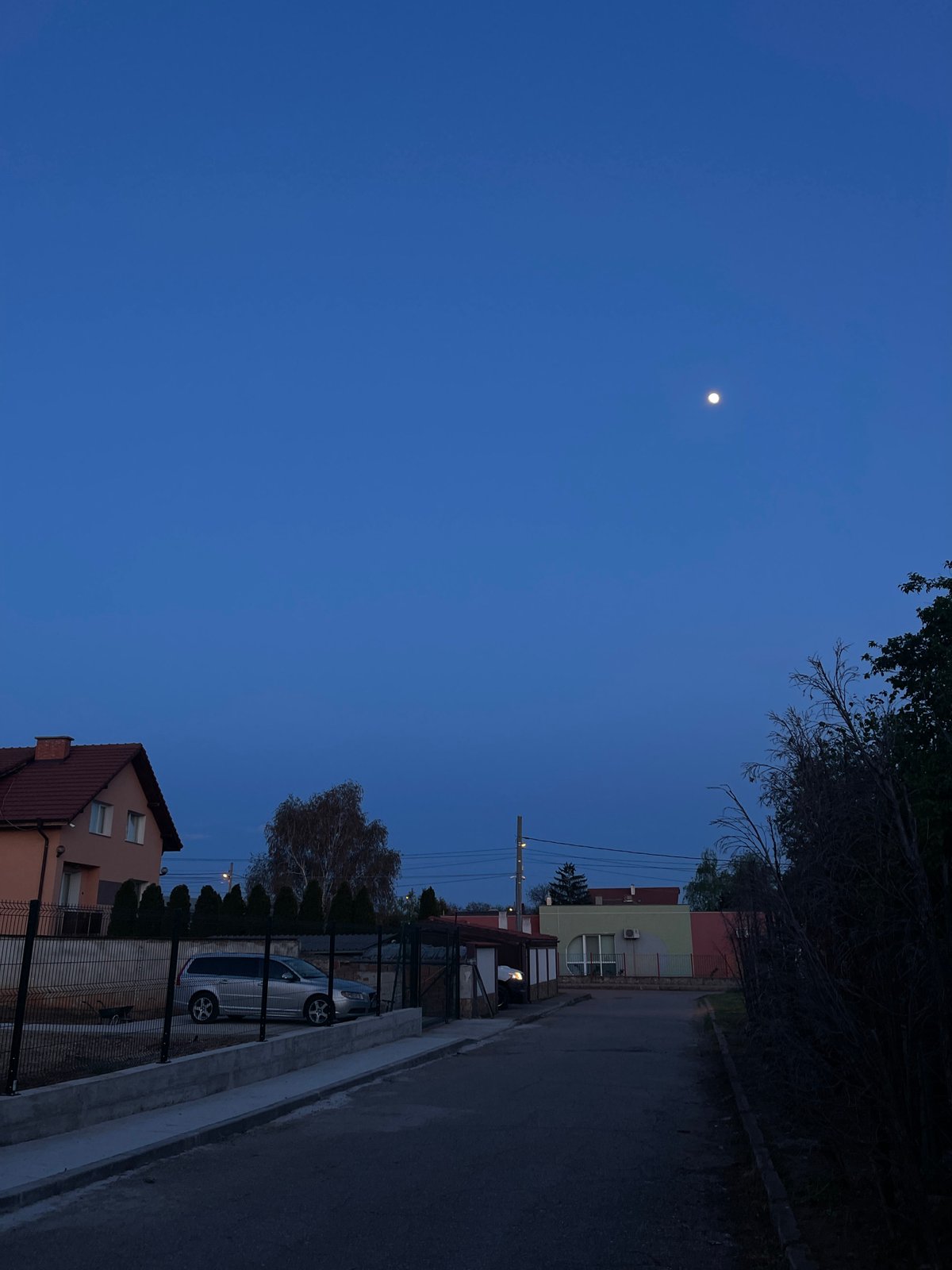Evening residential scenes documented across Sofia neighborhoods