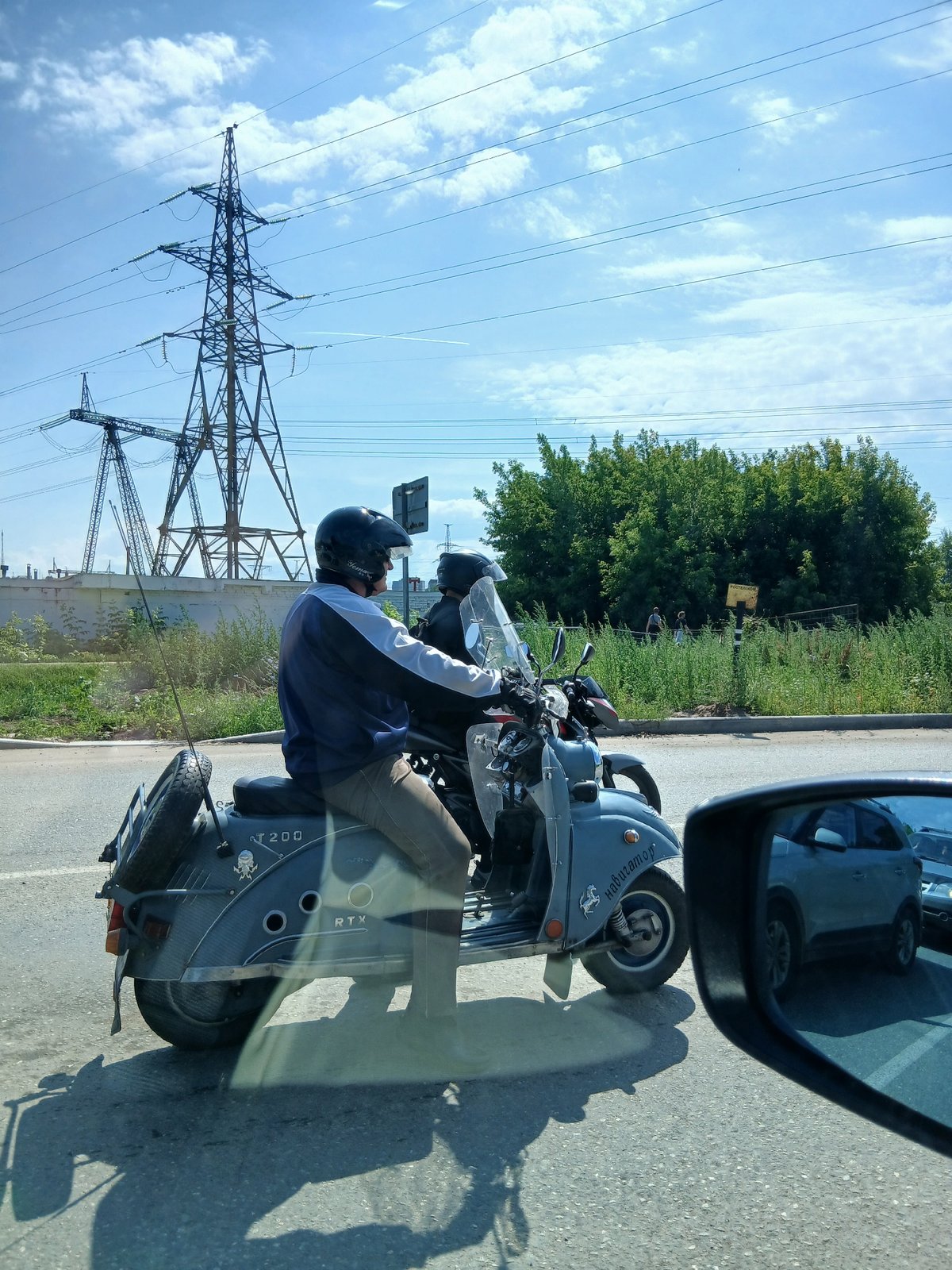 Casual summer morning scenes around Chaikovsky, Russia