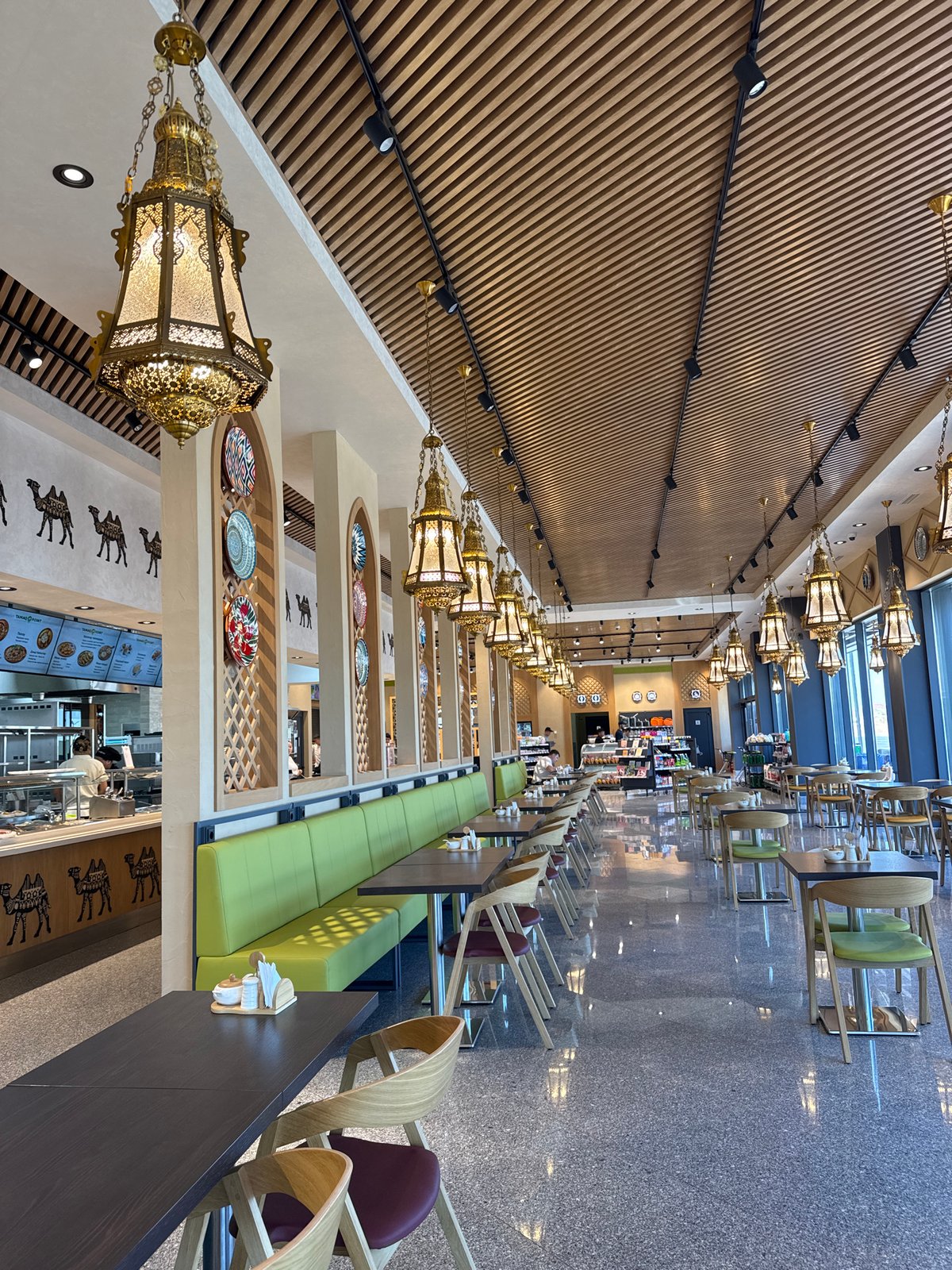 Shymkent café interior doubles as quirky retail space