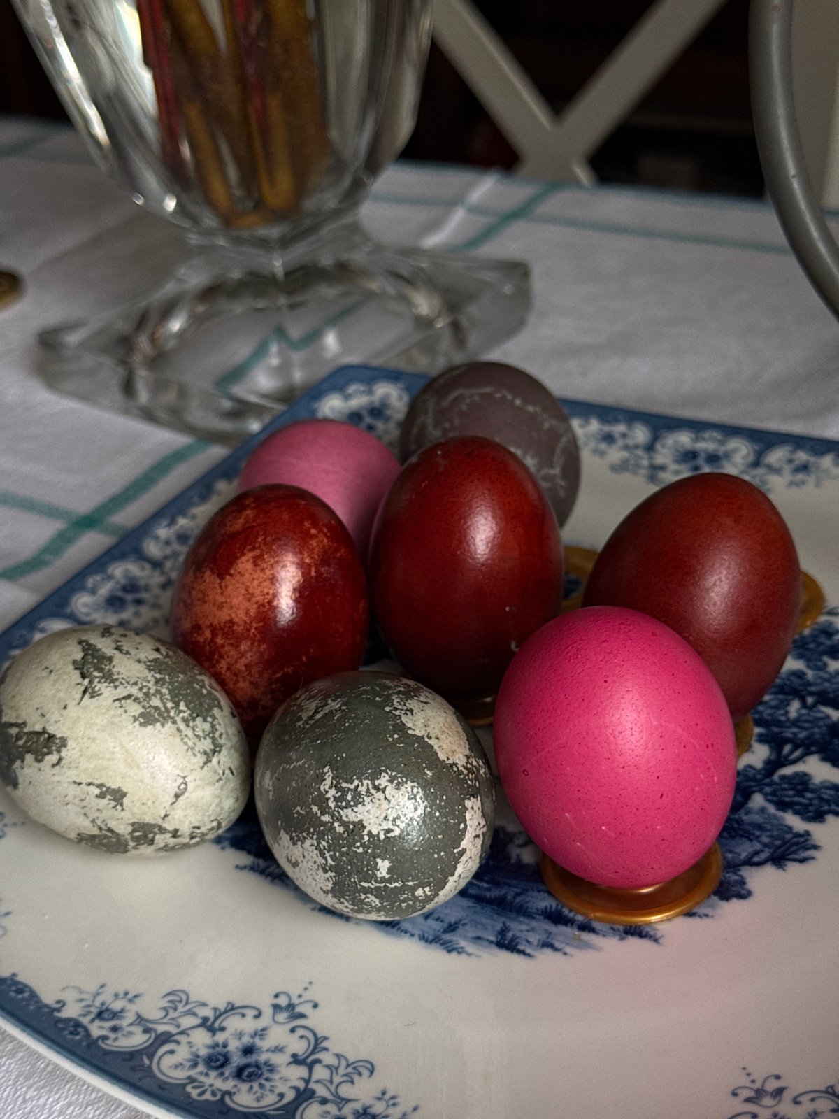 Moscow resident documents Easter celebration with eggs, cakes, dog
