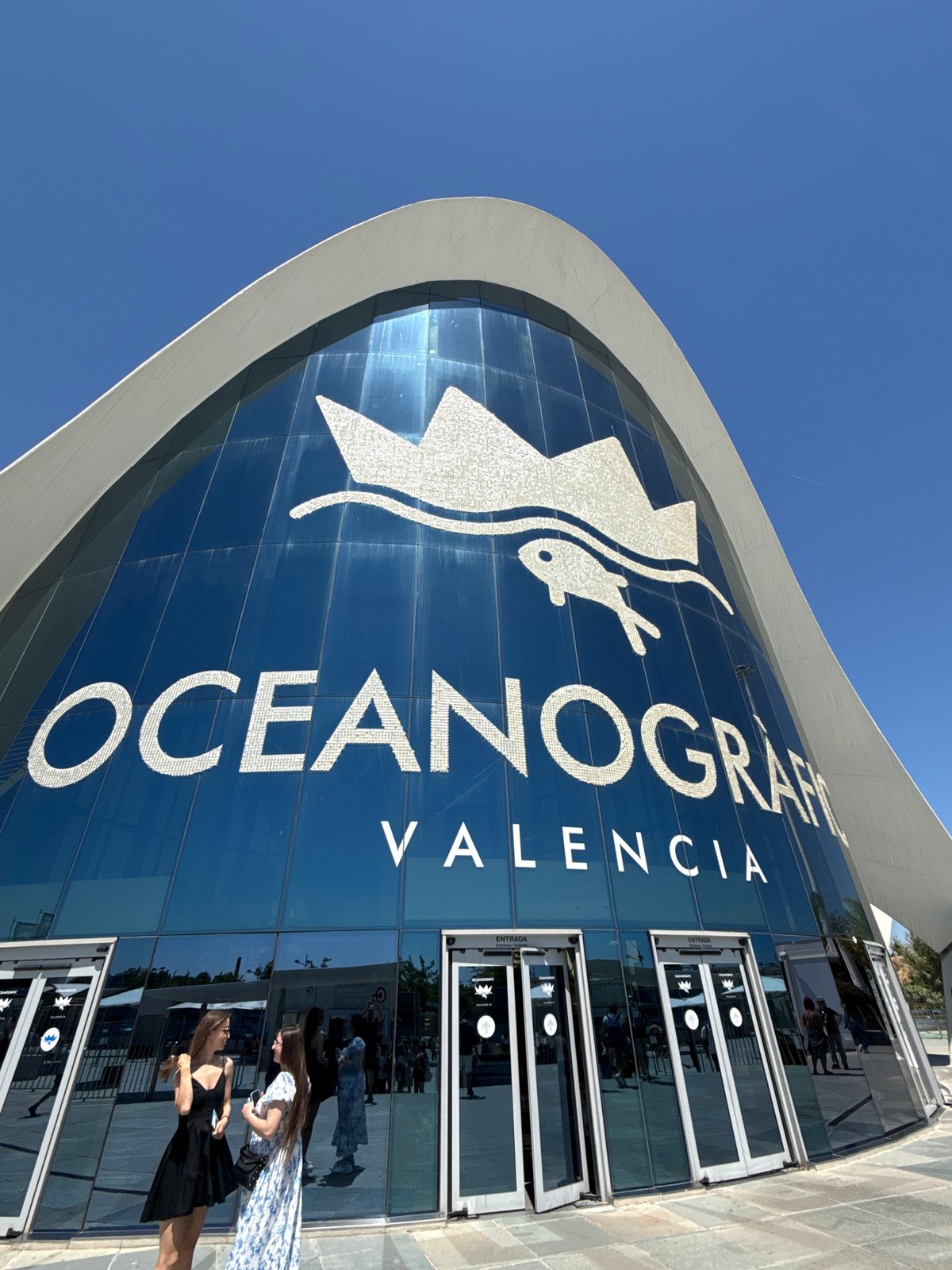 Oceanogràfic Valencia entrance documented by witness