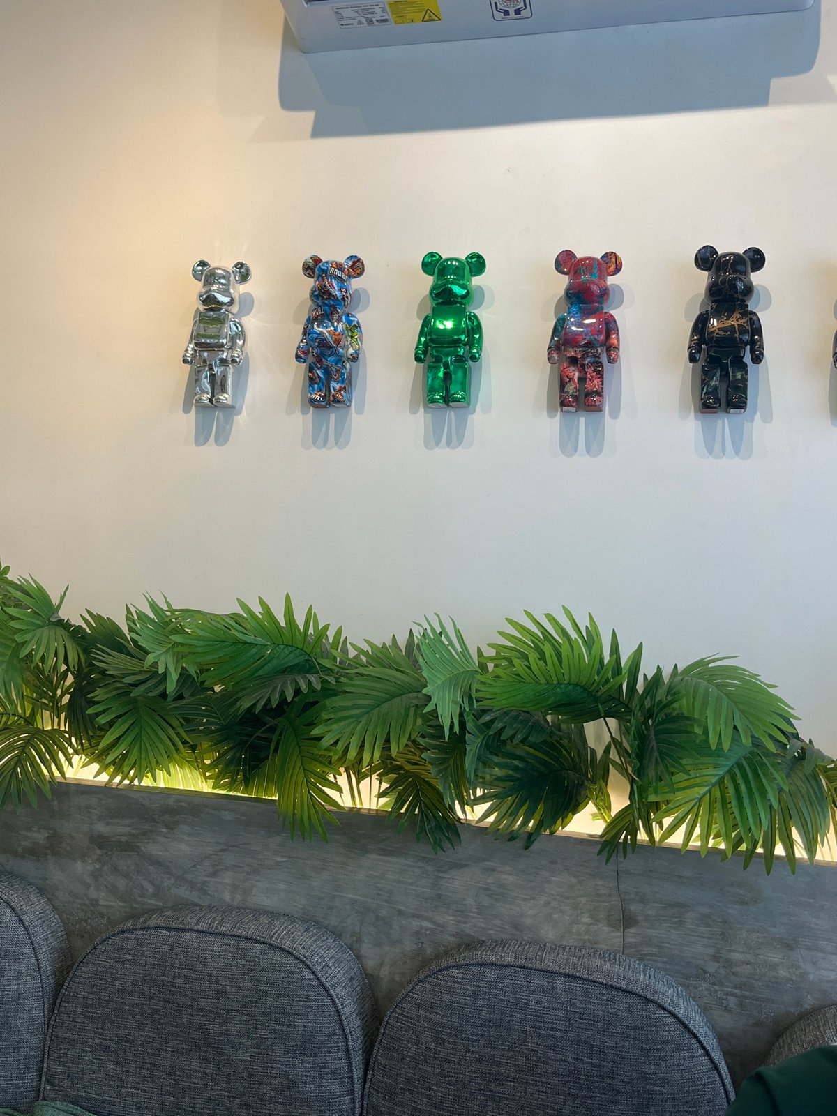 Inside a decorated cafe in Kuta Selatan, Bali