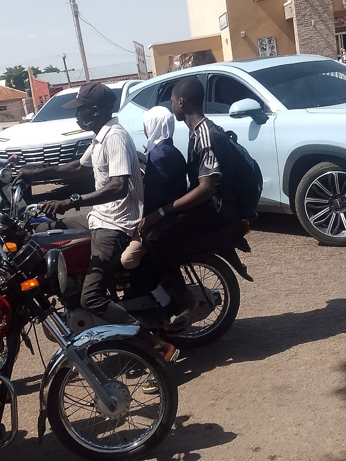 Daytime street life documented in Pantame, Nigeria