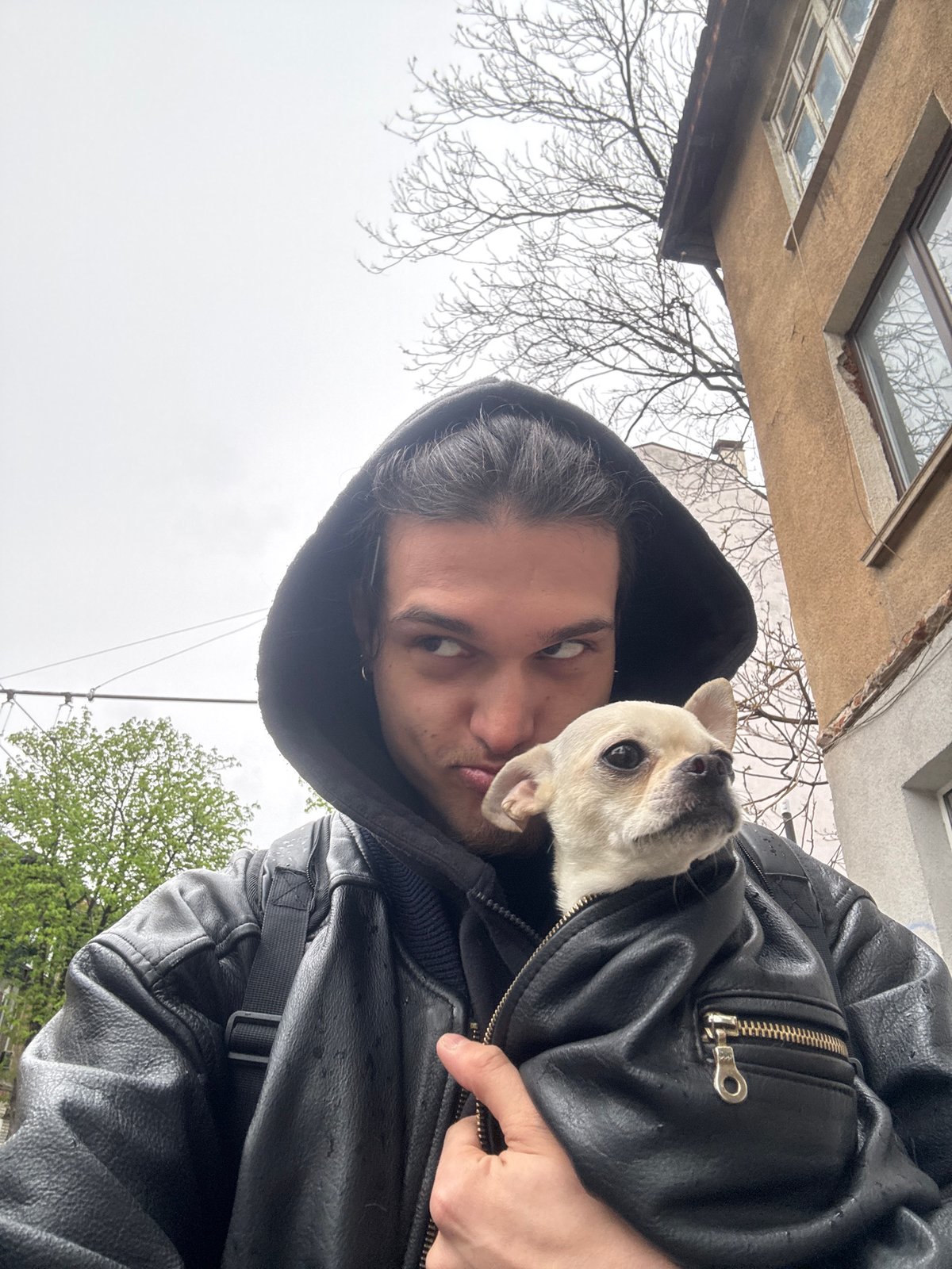Multiple residents take selfies across Sofia during afternoon