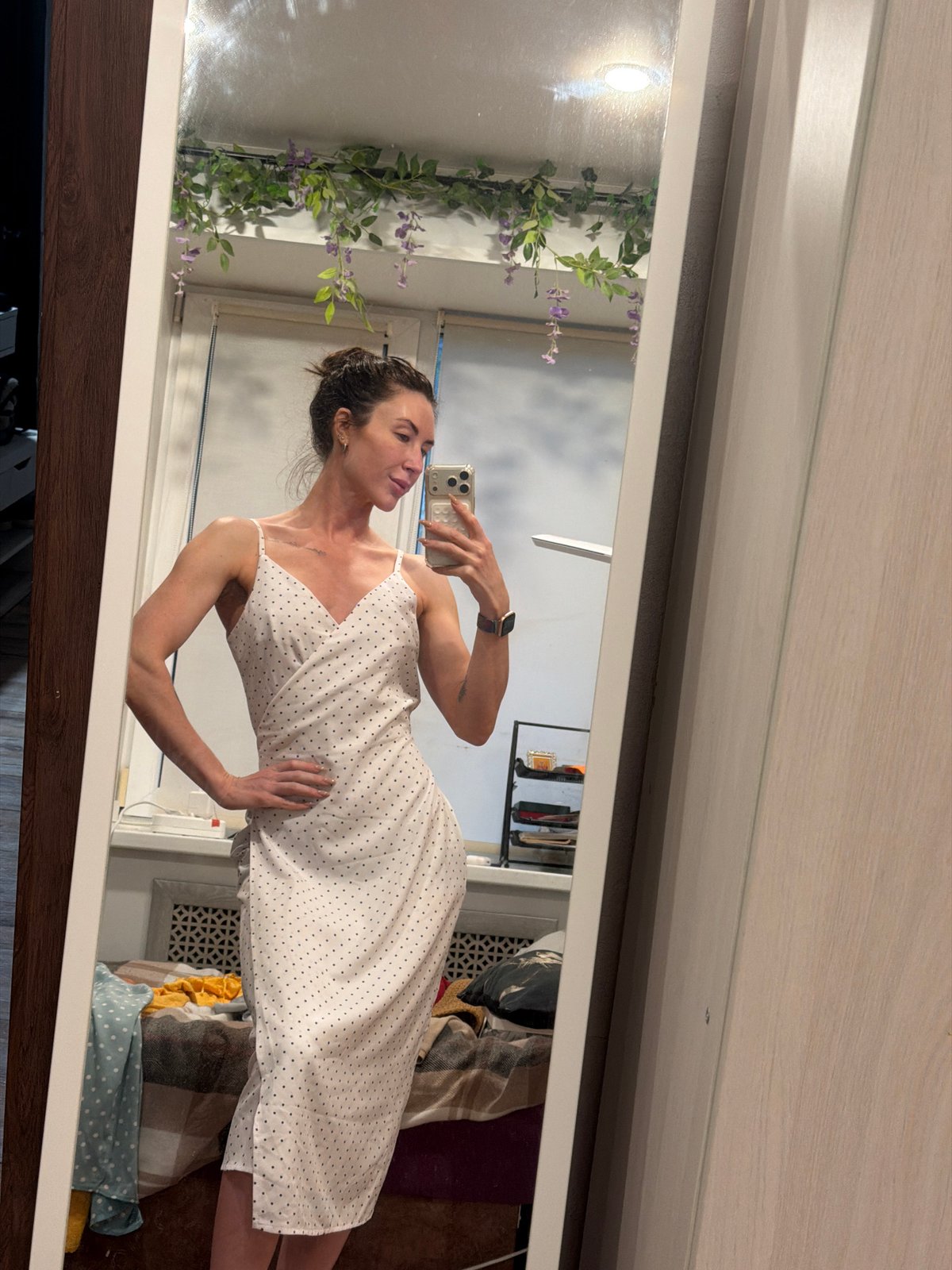 Woman photographed in private residence in Perm, Russia