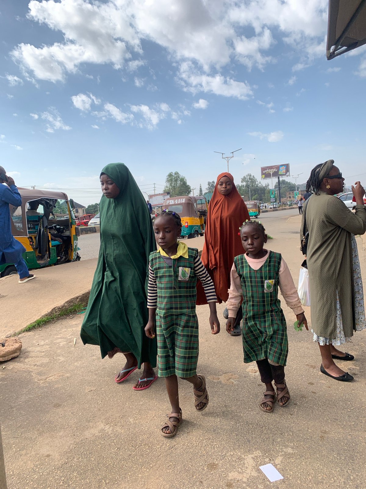 Morning street life documented across Jos, Nigeria