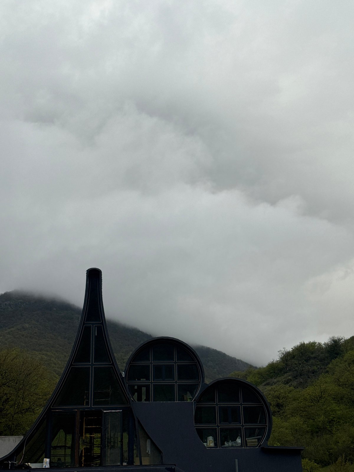 Overcast morning documented in mountainous Gosh, Armenia