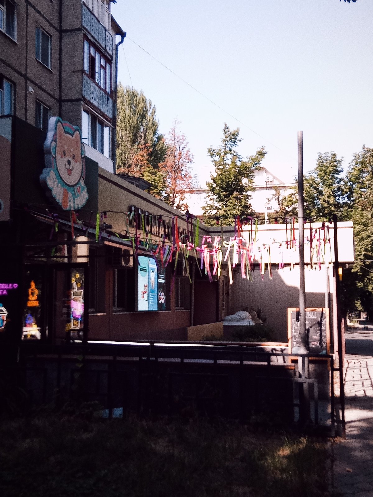 Sunny afternoon at a Chișinău cafe or bubble tea spot