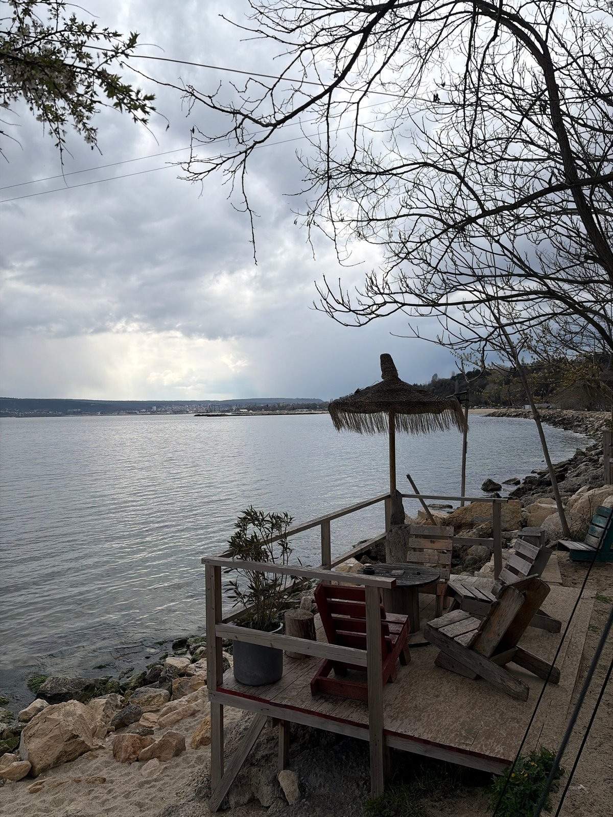 Quiet morning scenes captured along Varna waterfront