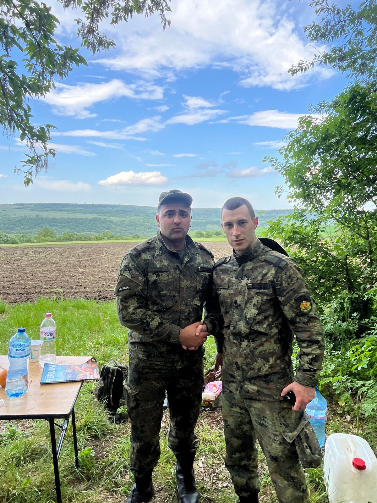 Two uniformed men spotted in field near Markovo, Bulgaria