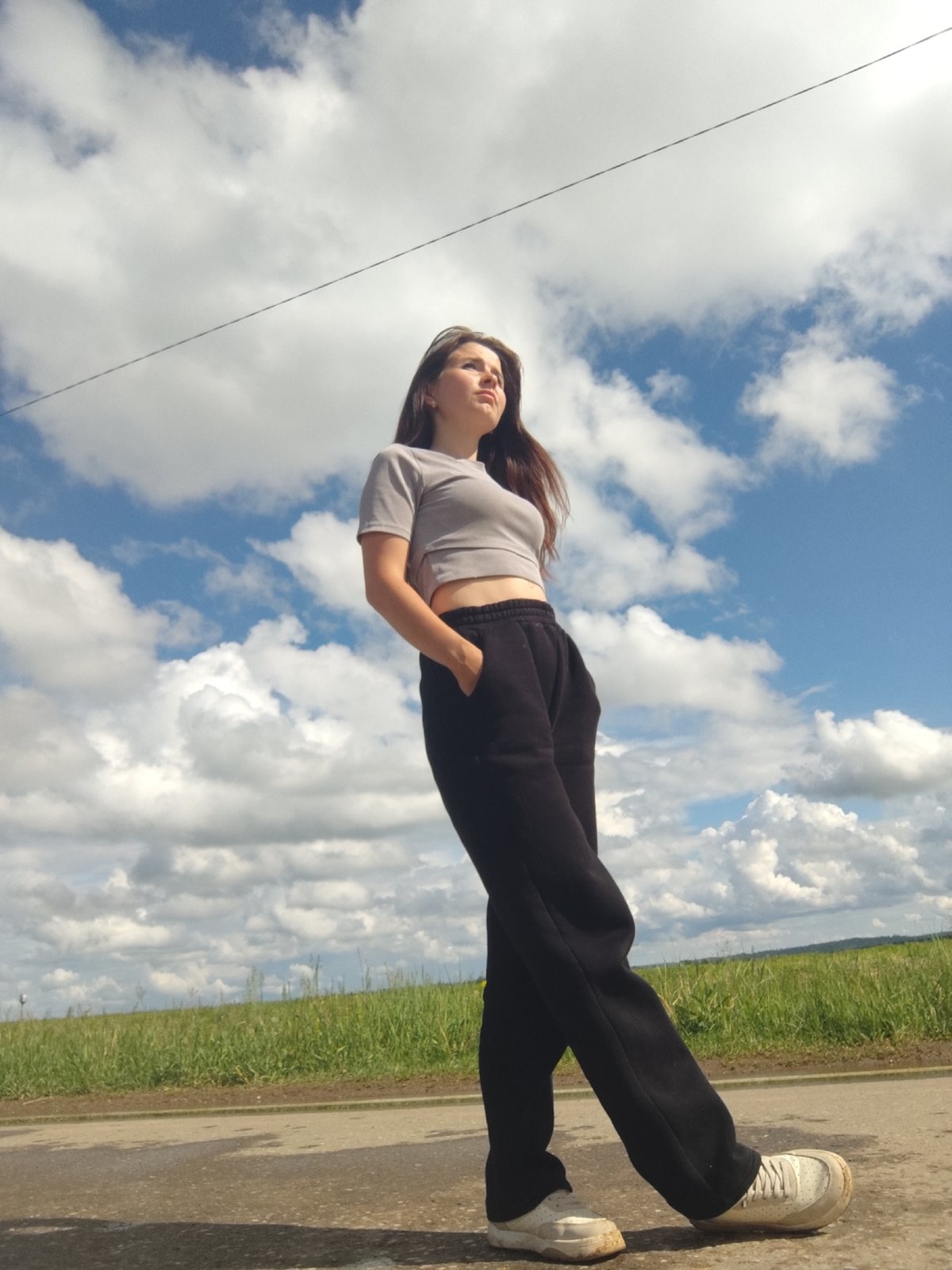 Woman photographed in outdoor portrait session in Фоки, Russia