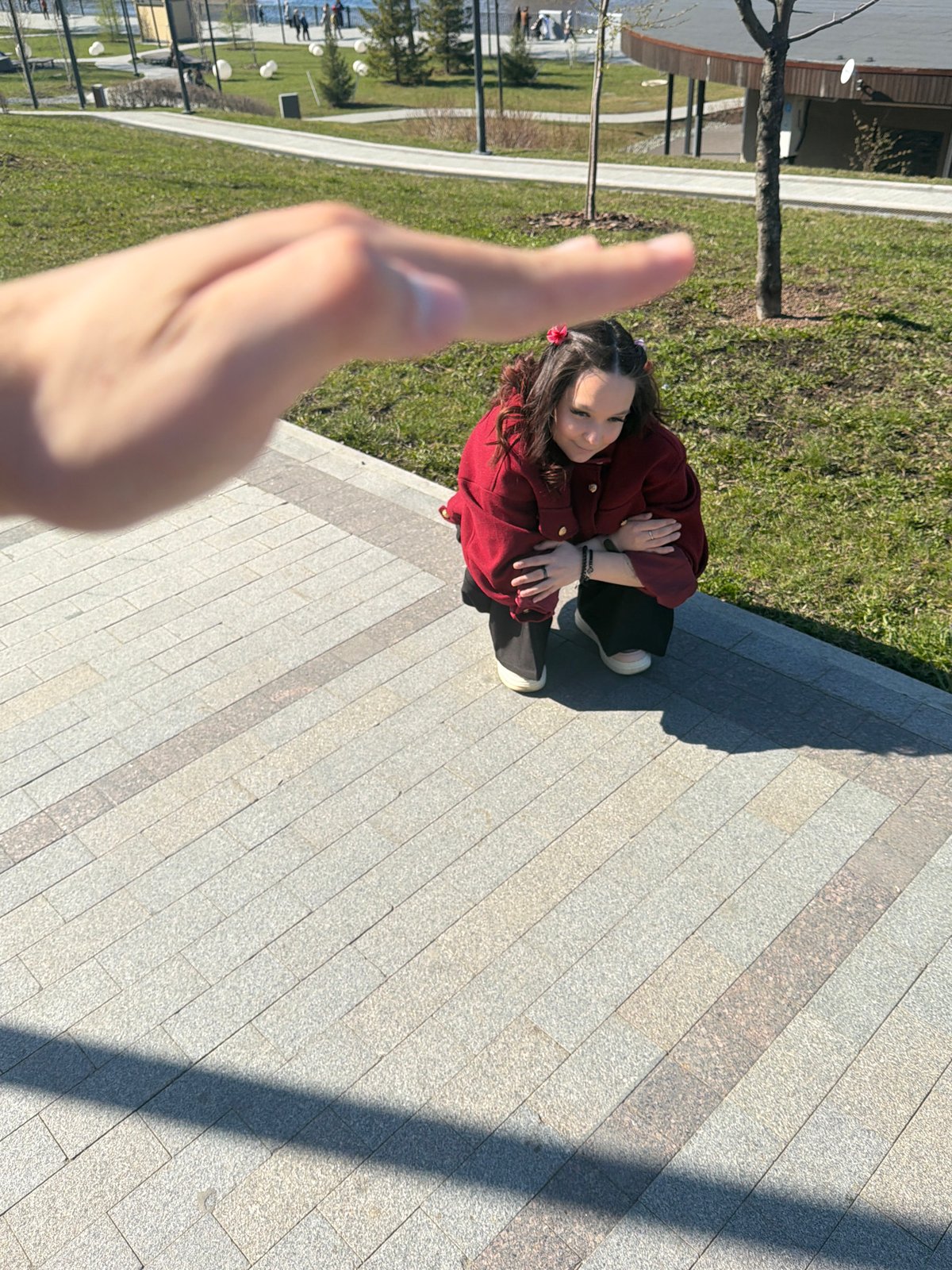 Couple documents romantic outing along Kama River in Perm