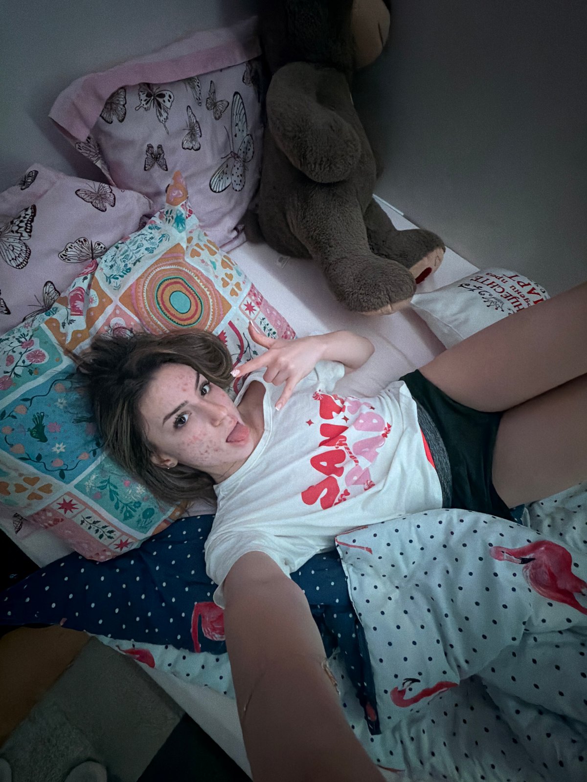 Casual bedroom photo session at home in Shumen