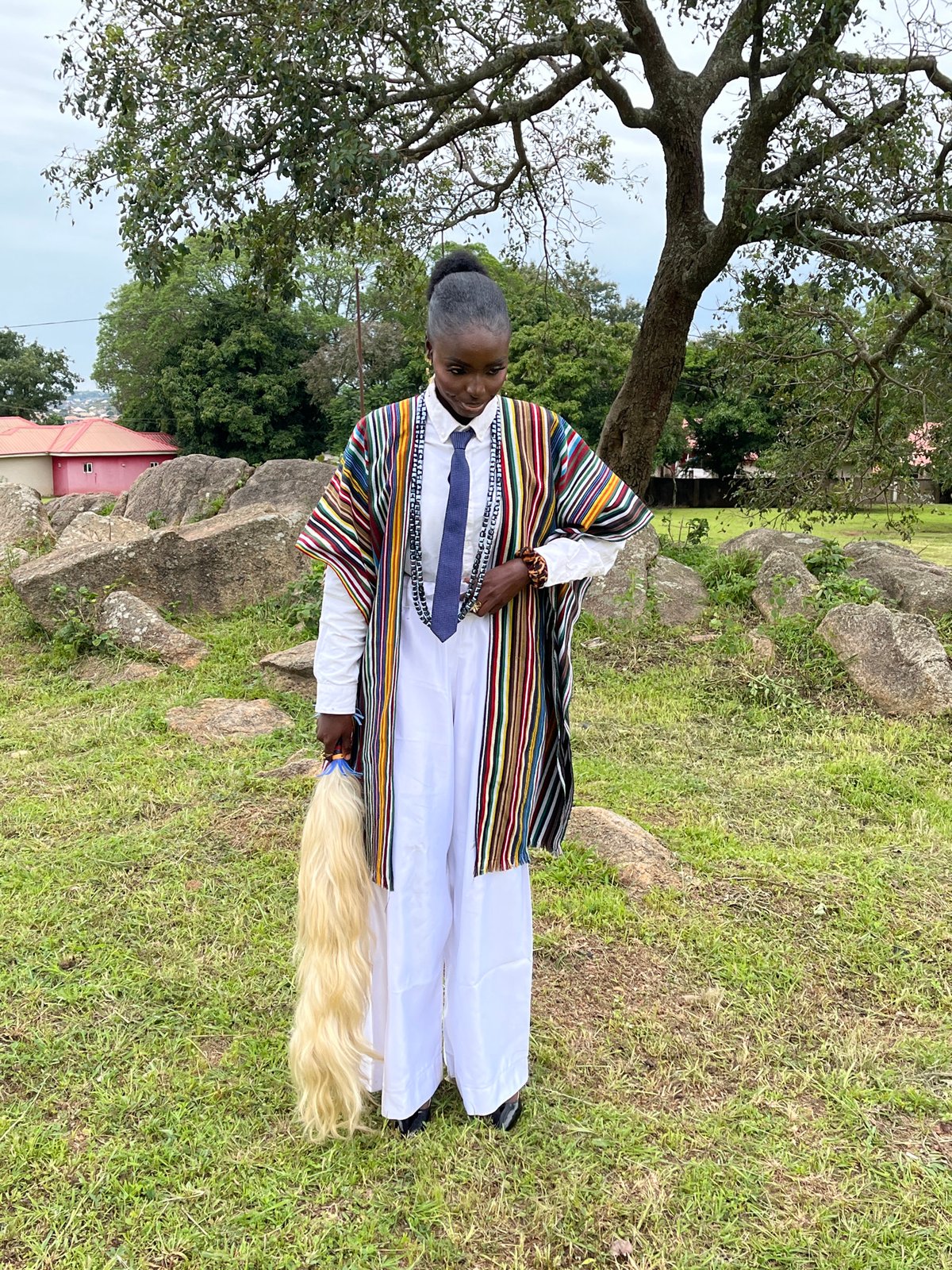 Dressed up portraits and a beaded toddler, Jos, Nigeria