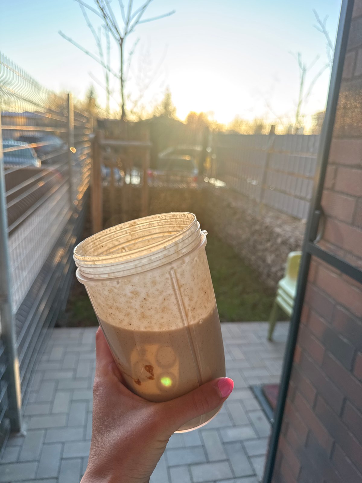 Sofia resident makes morning smoothie with NutriBullet blender