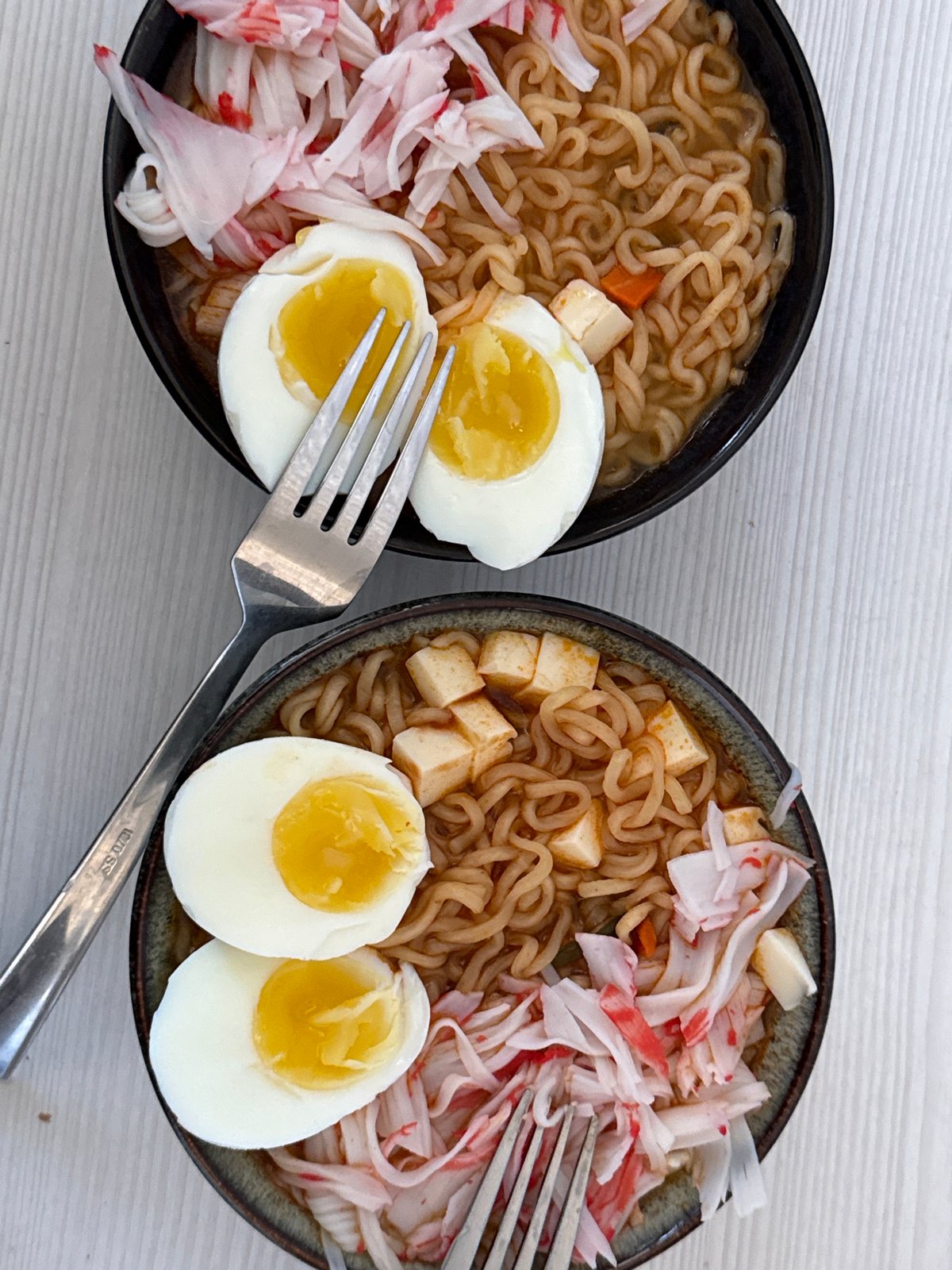 Ramen meal documented in Perm, Russia