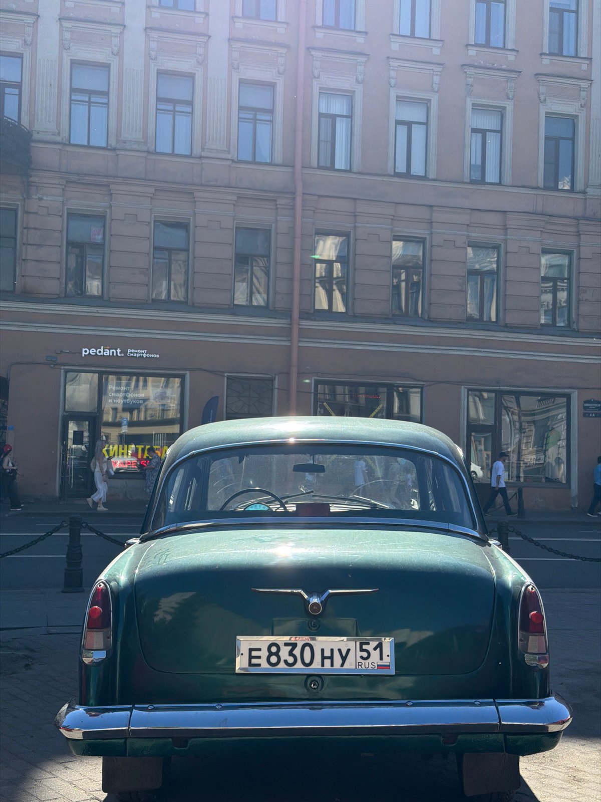 Historic Saint Petersburg architecture documented during afternoon walking tour